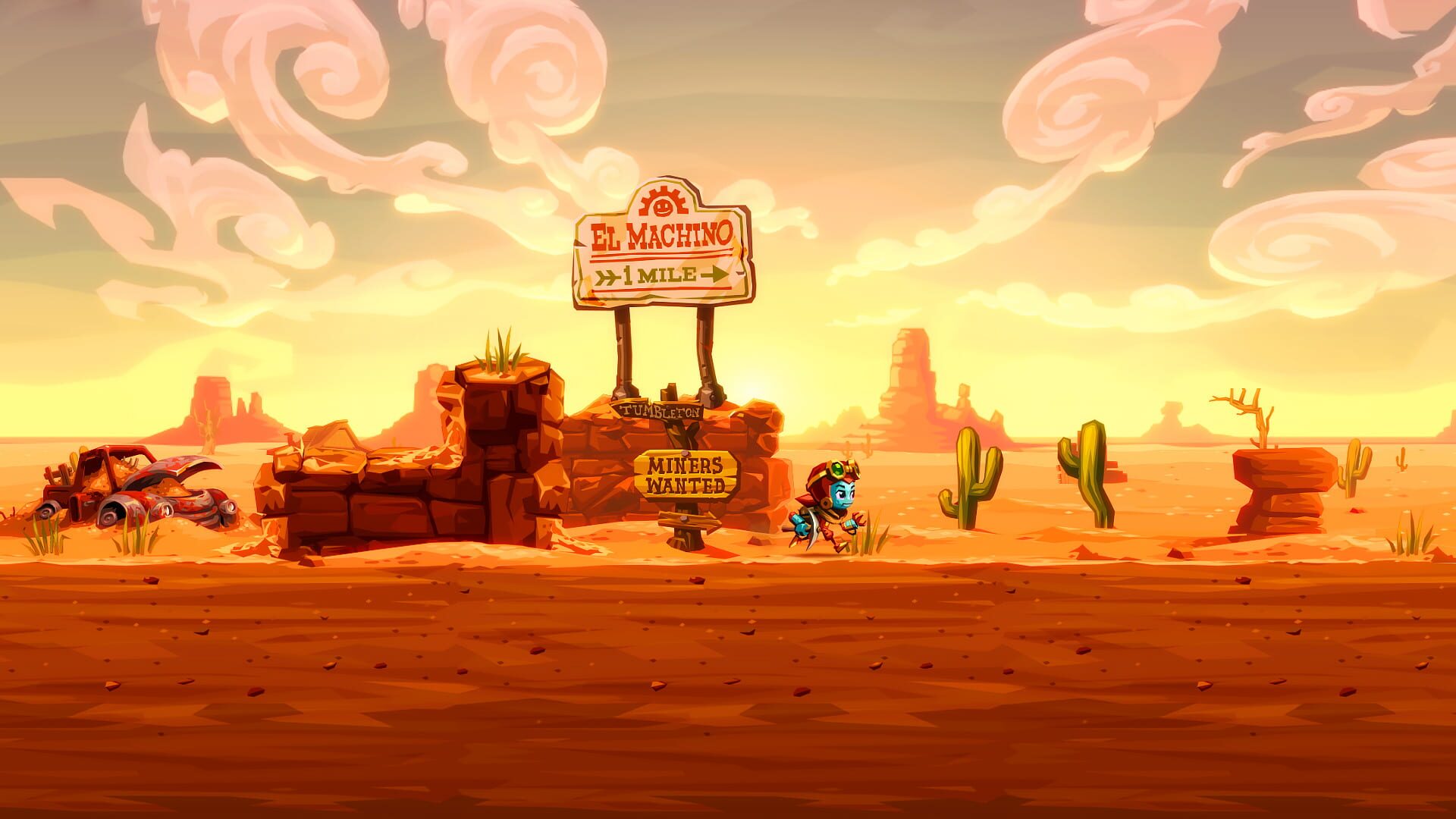 Screenshot for SteamWorld Dig 2