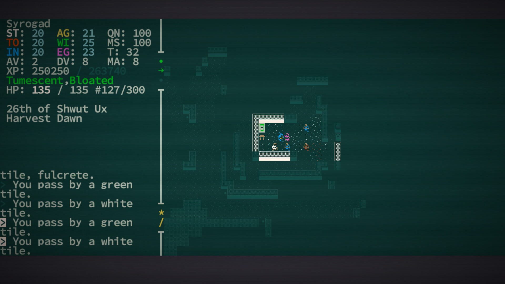 Screenshot for Caves of Qud