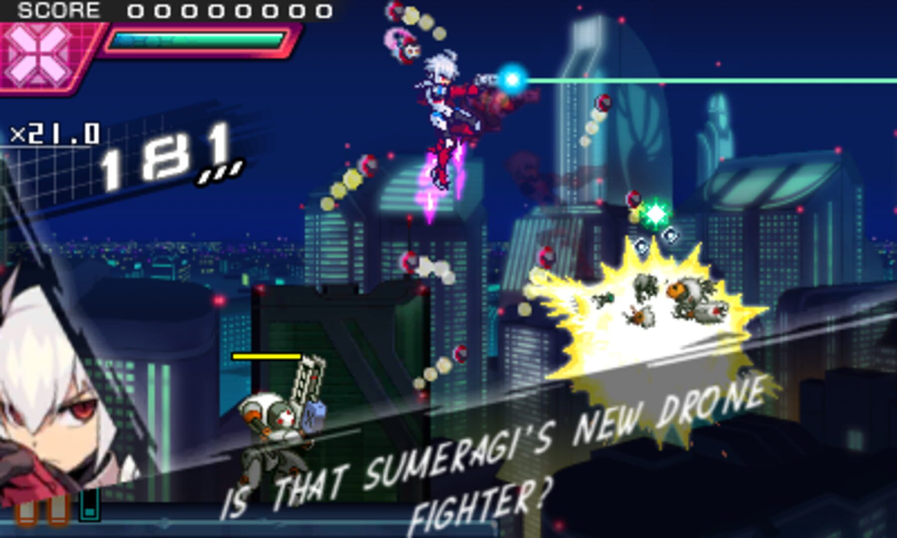 Screenshot for Azure Striker Gunvolt 2