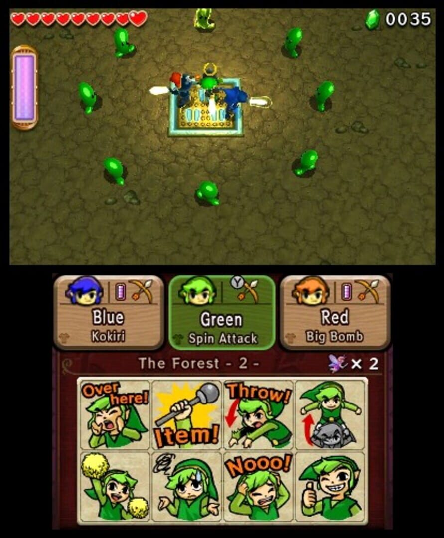 Screenshot for The Legend of Zelda: Tri Force Heroes