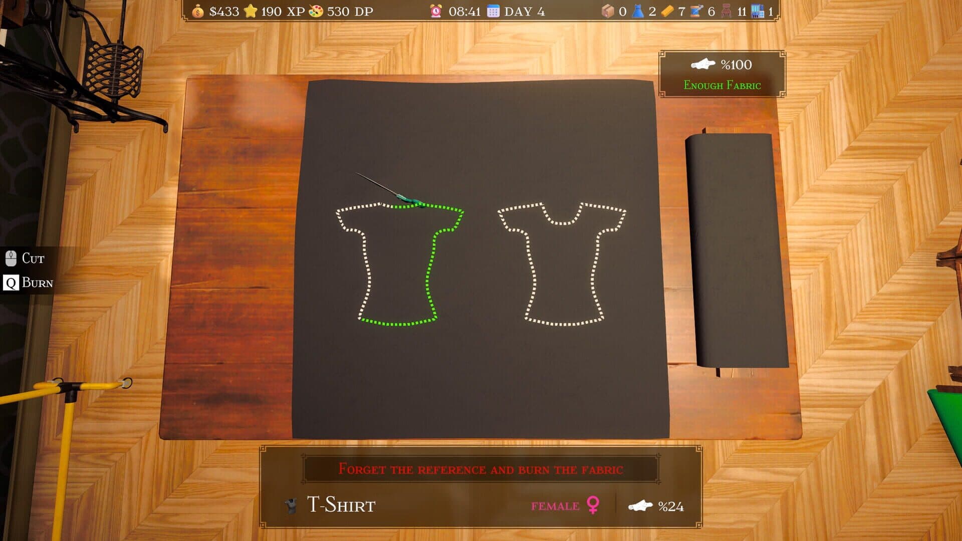 Screenshot for Tailor Simulator