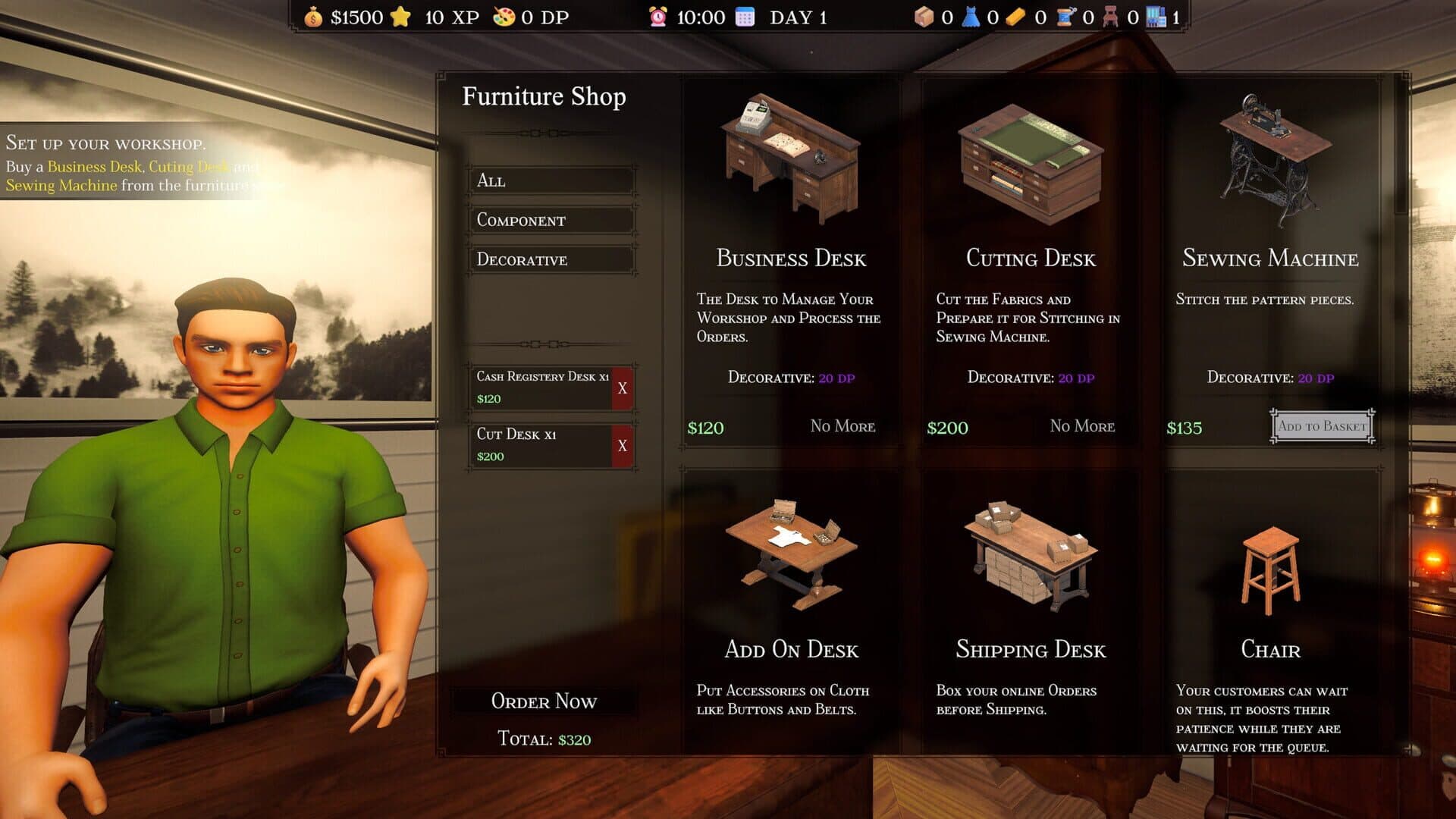 Screenshot for Tailor Simulator