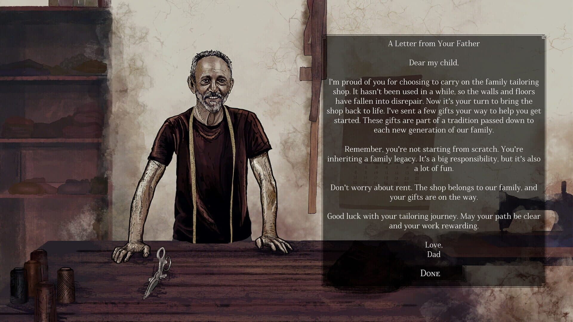 Screenshot for Tailor Simulator