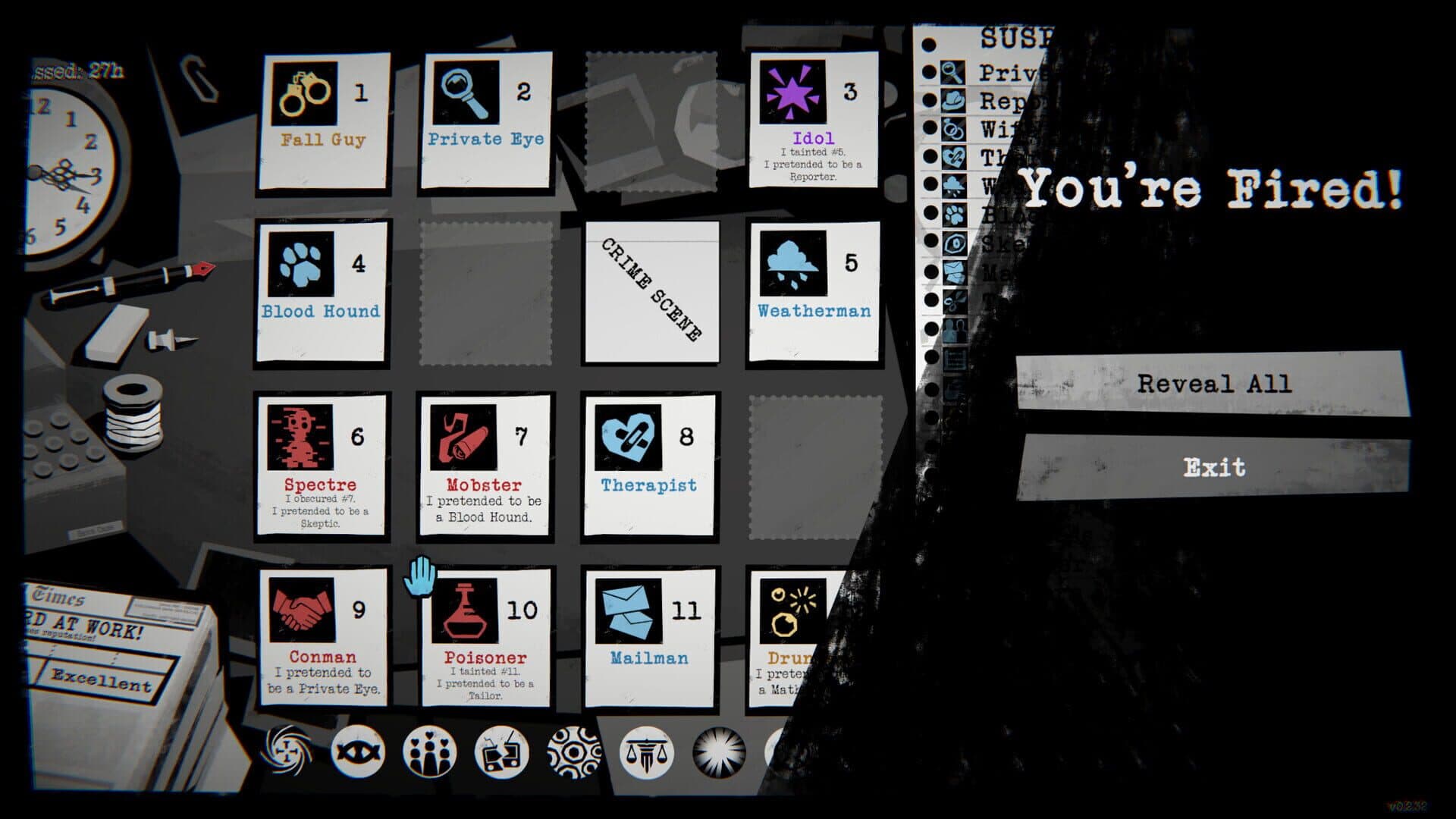 Screenshot for Dupery: A Game of Solo Deduction