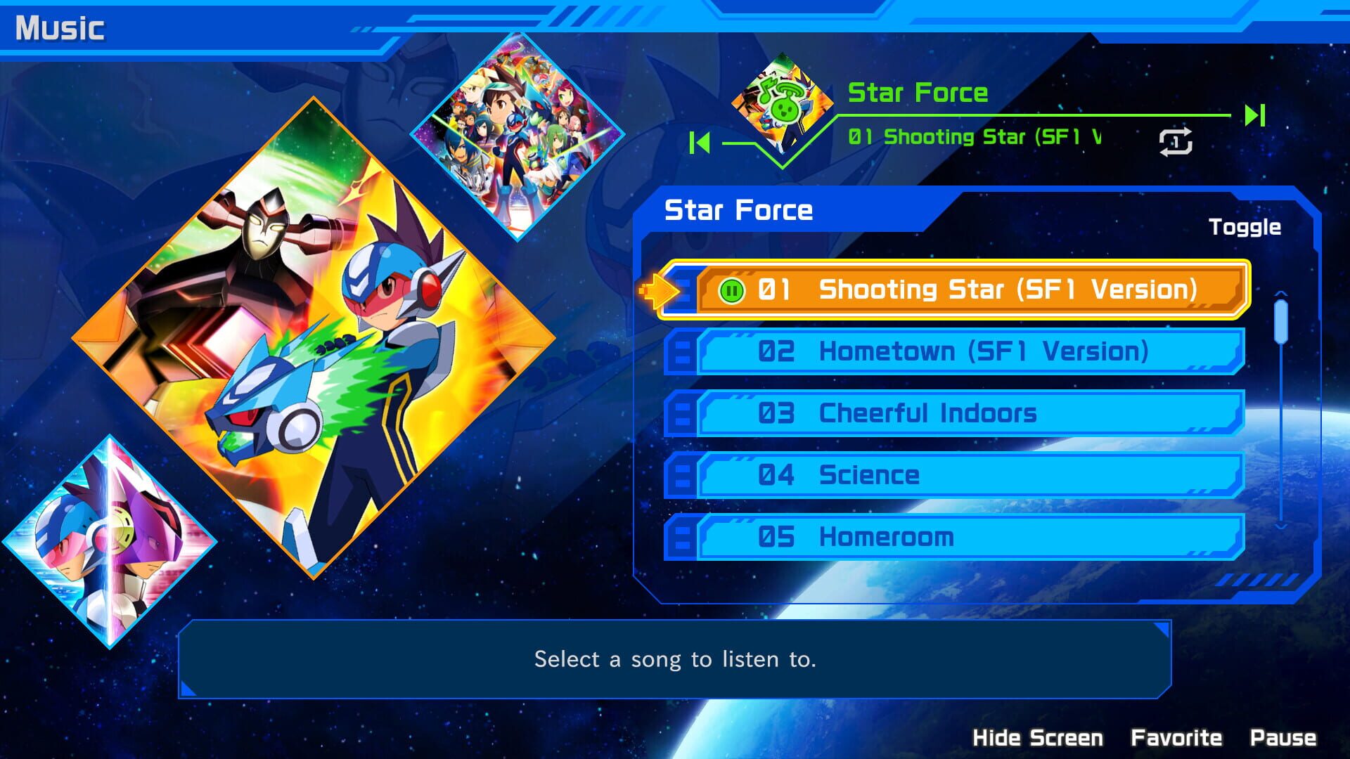 Screenshot for Mega Man Star Force: Legacy Collection