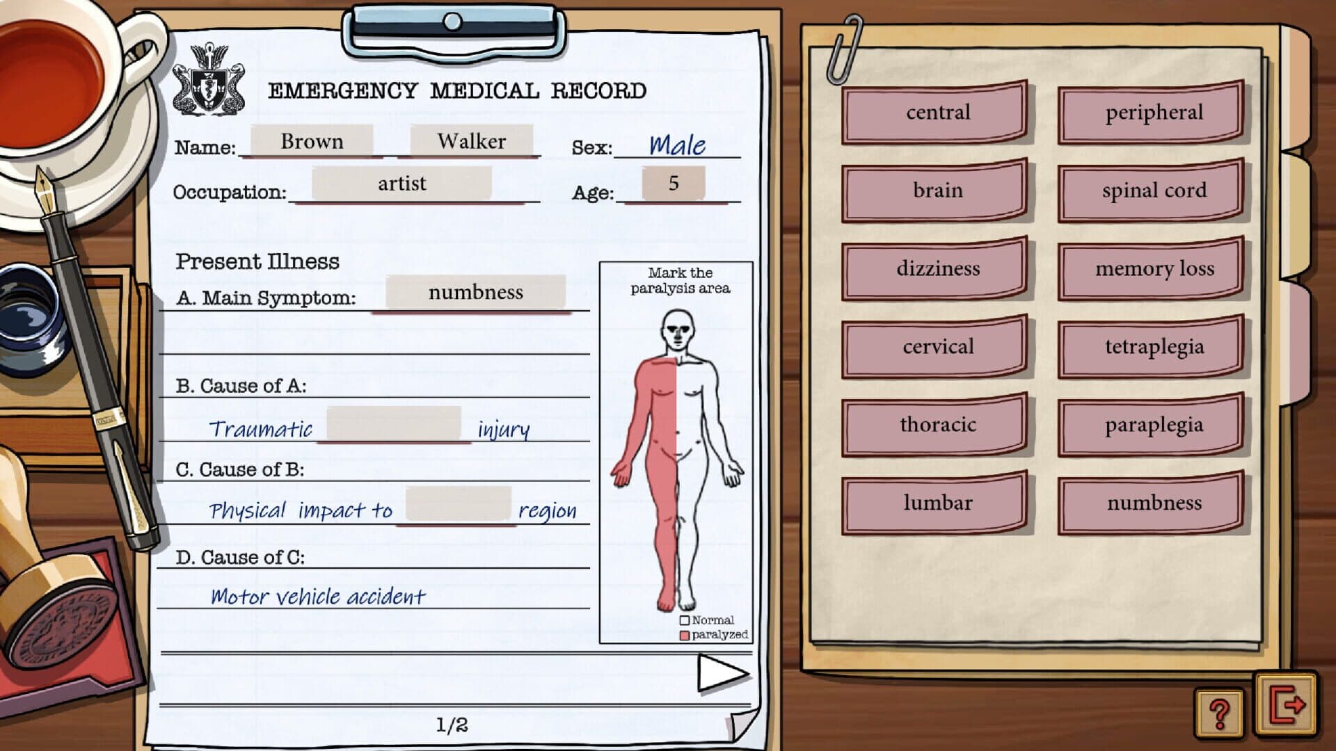 Screenshot for Death at Fleming Manor