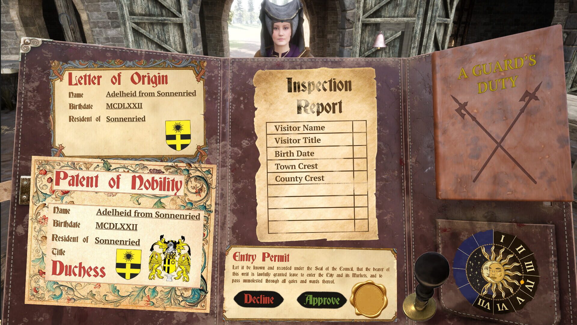 Screenshot for Gate Guard Simulator