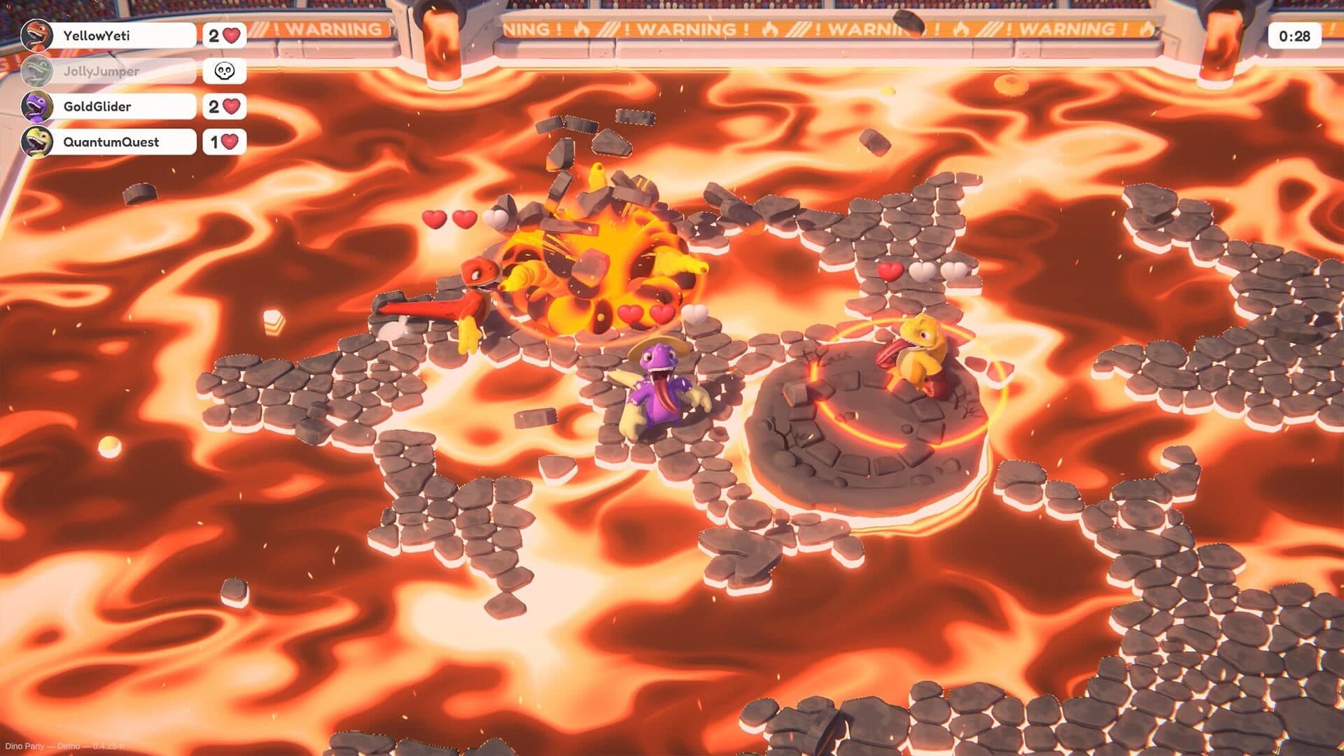 Screenshot for Dino Party