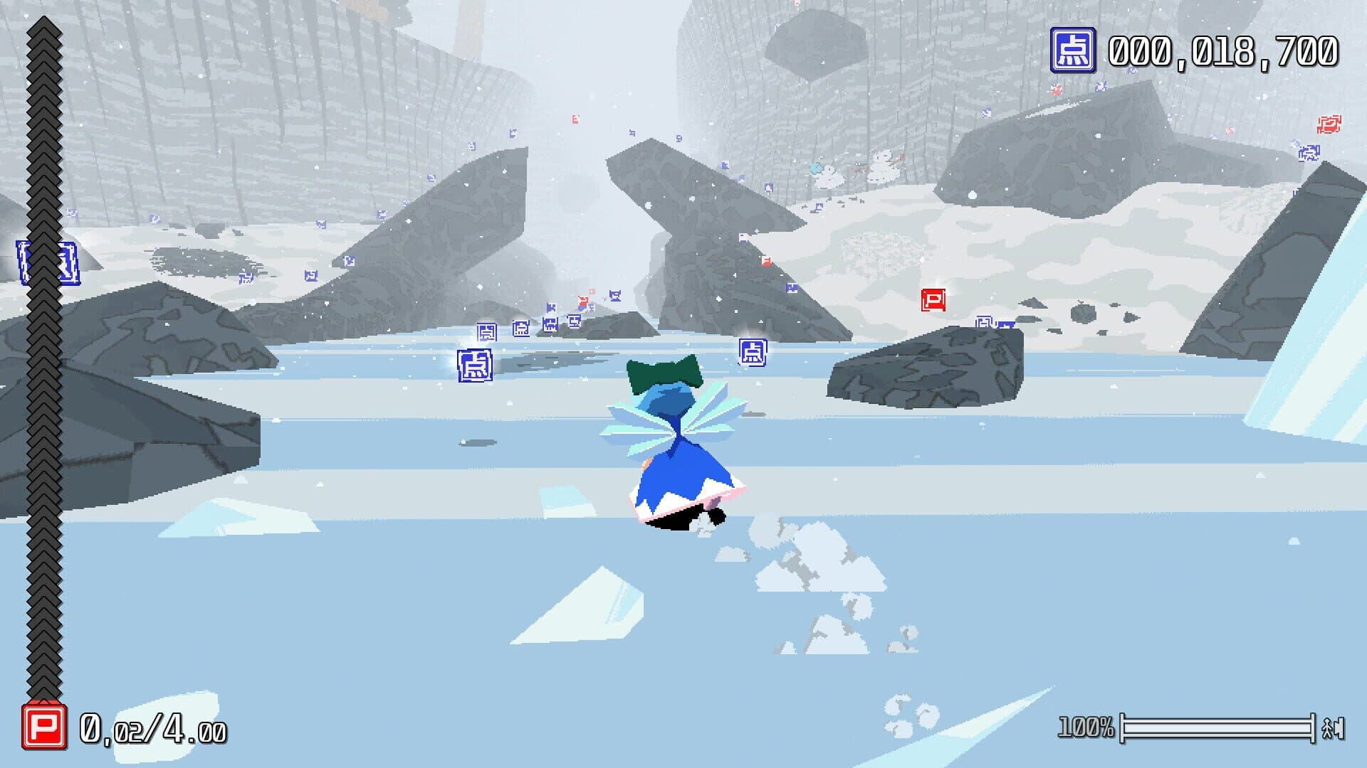 Screenshot for Cirno! Lifts a Boulder