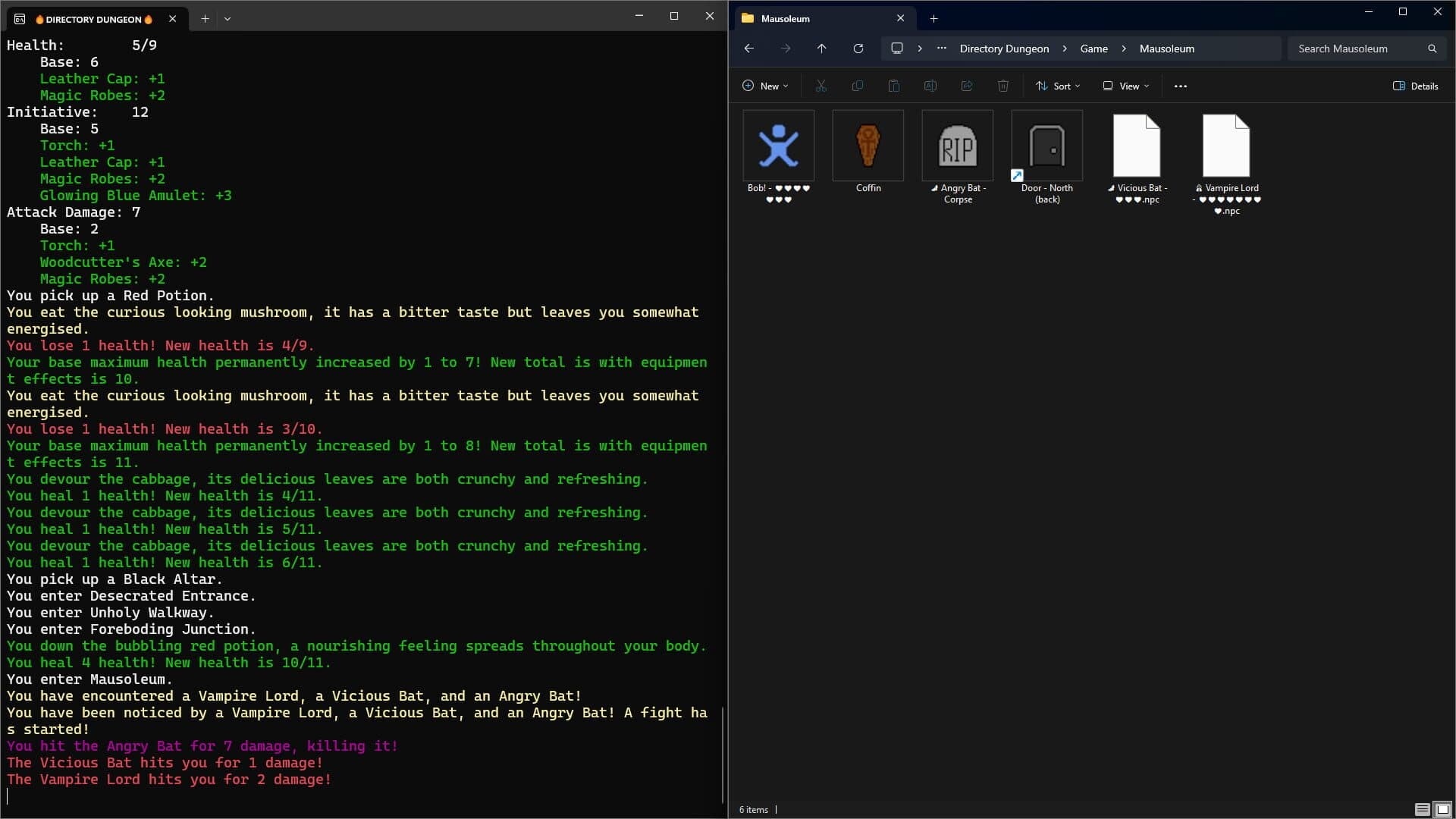 Screenshot for Directory Dungeon - File Explorer Dungeon Crawler