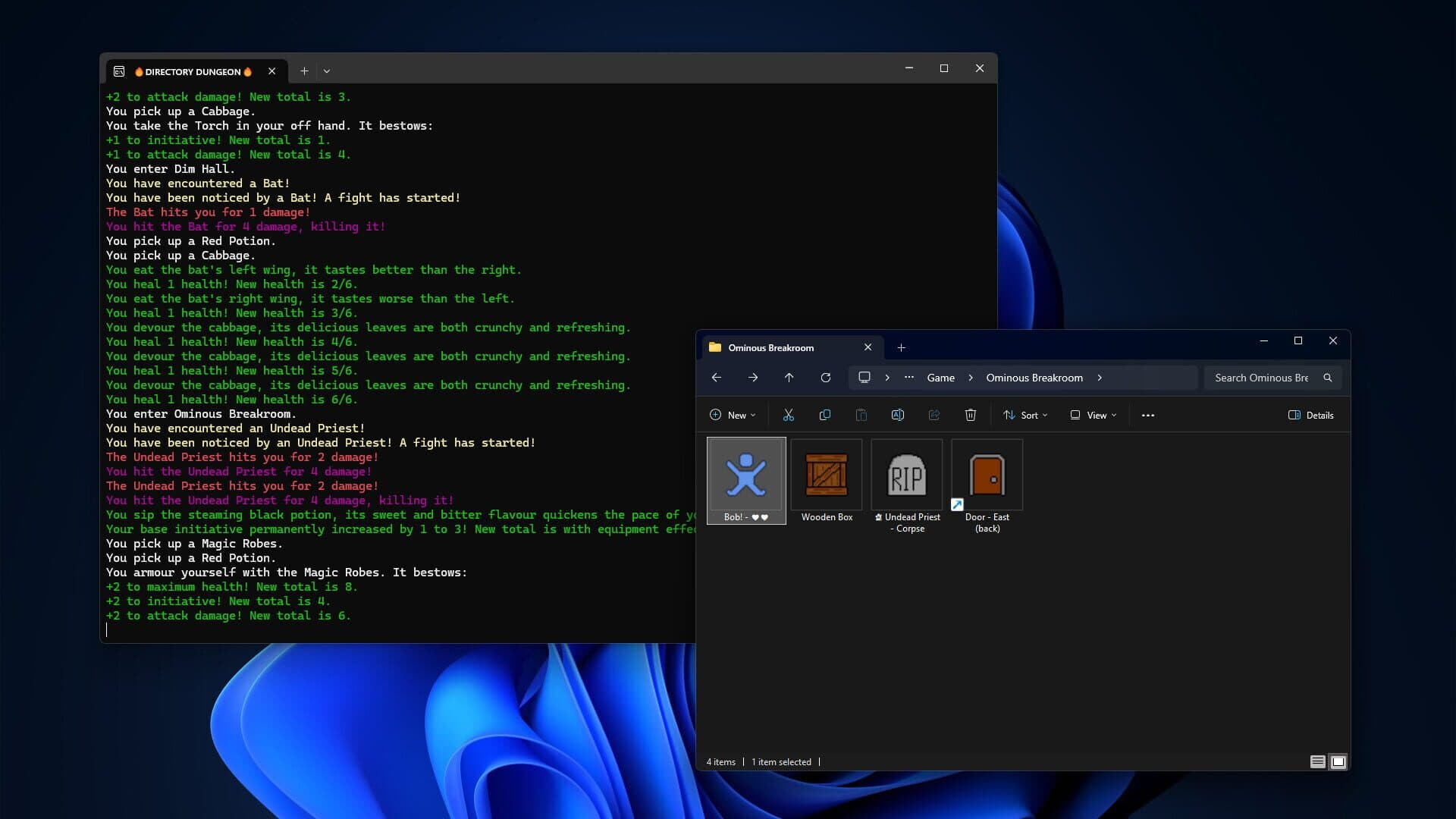 Screenshot for Directory Dungeon - File Explorer Dungeon Crawler