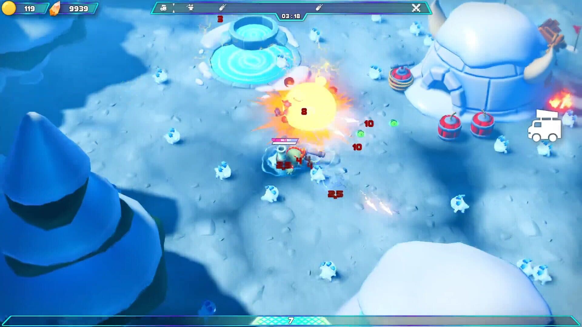 Screenshot for Dino-Ducks Mayhem