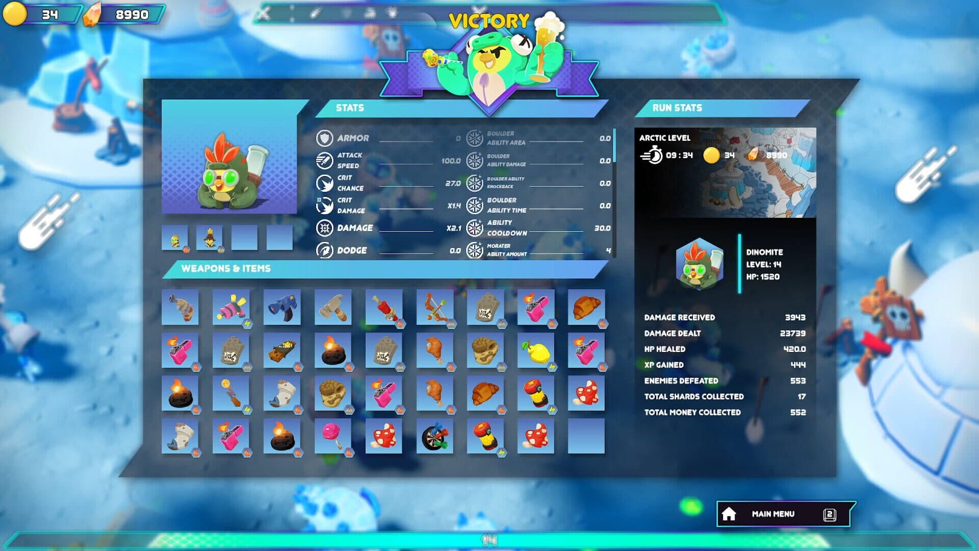Screenshot for Dino-Ducks Mayhem