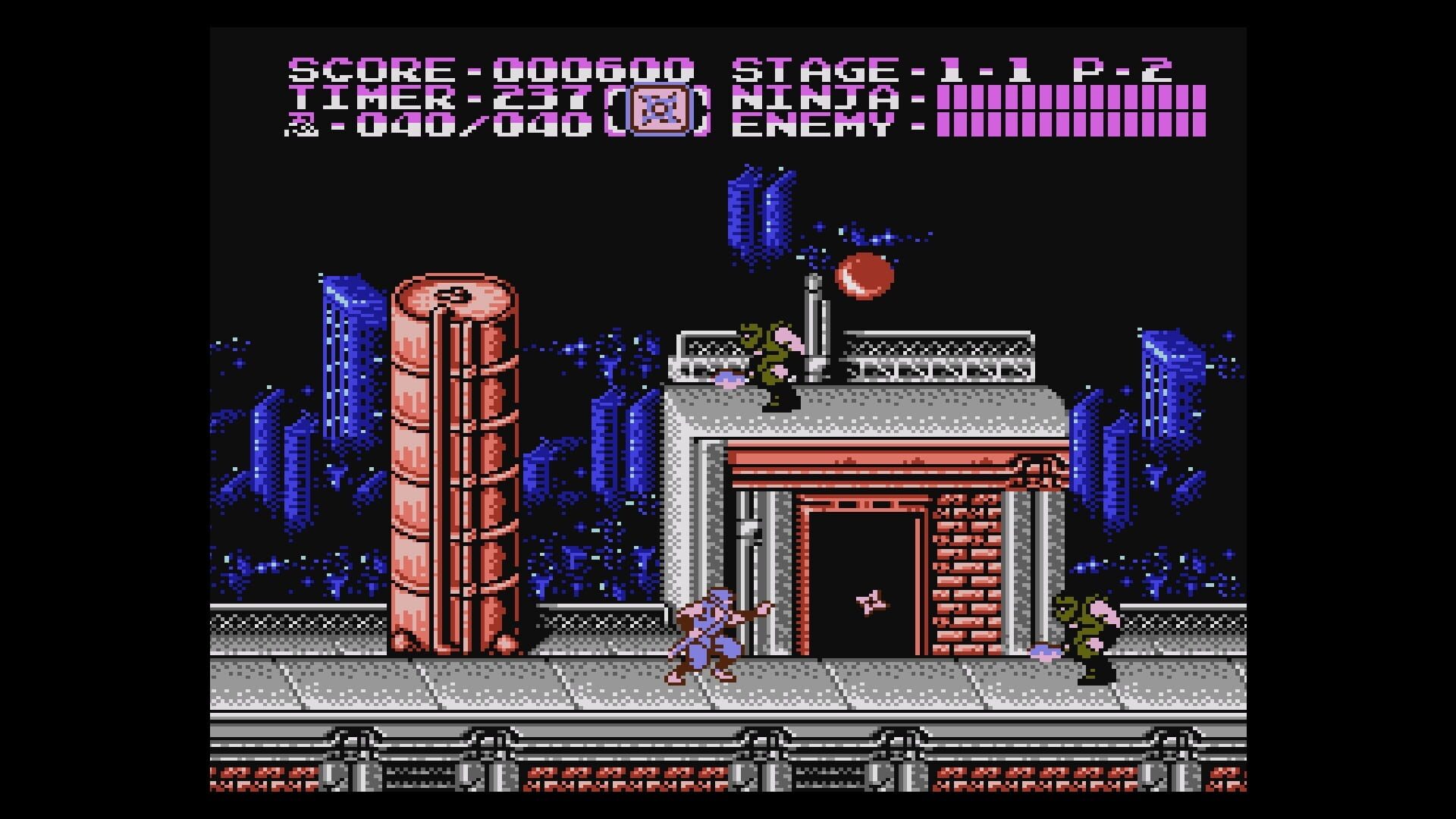 Screenshot for Console Archives: Ninja Gaiden II - The Dark Sword of Chaos