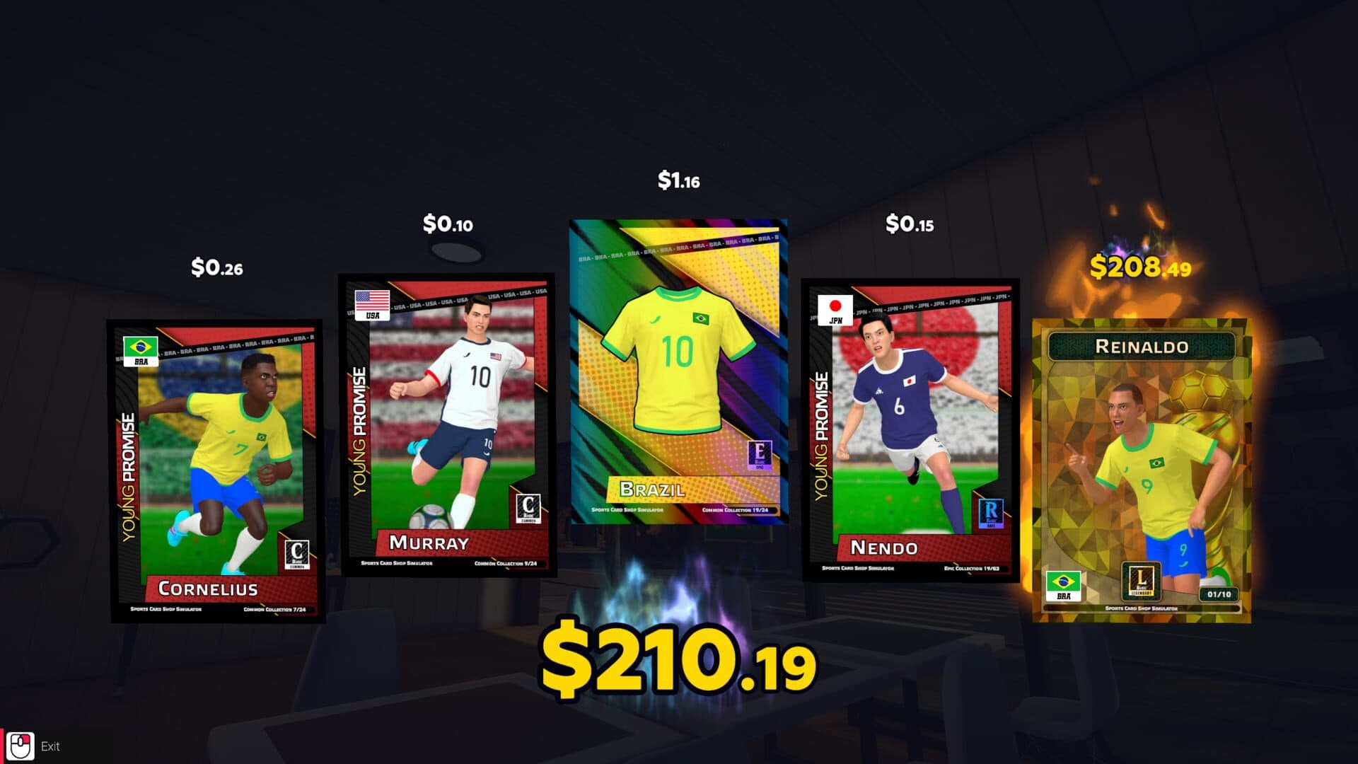 Screenshot for Sports Card Shop Simulator