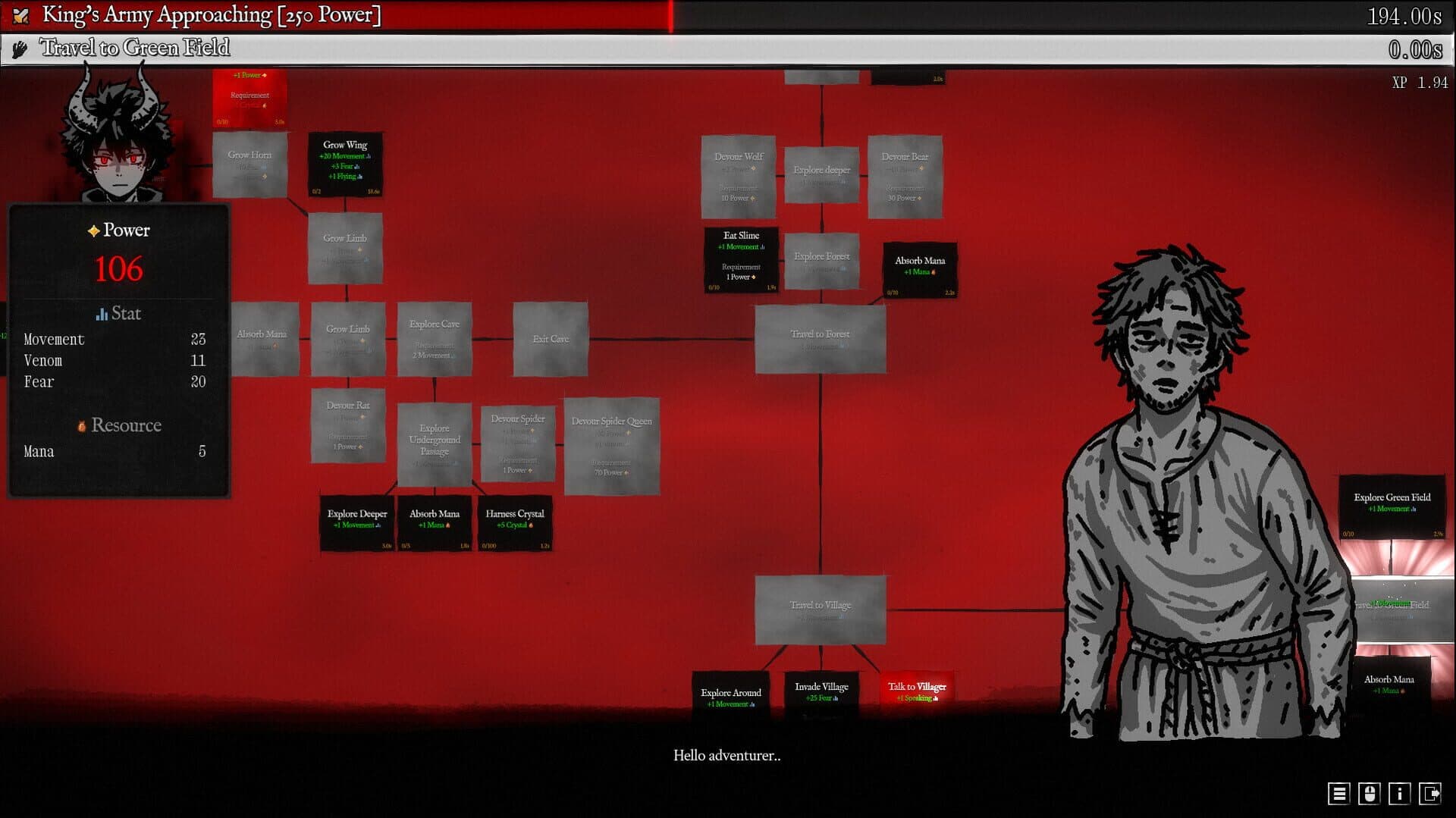 Screenshot for Reincarnated as a Dark Lord Before Taking Over the World with Power 999999999