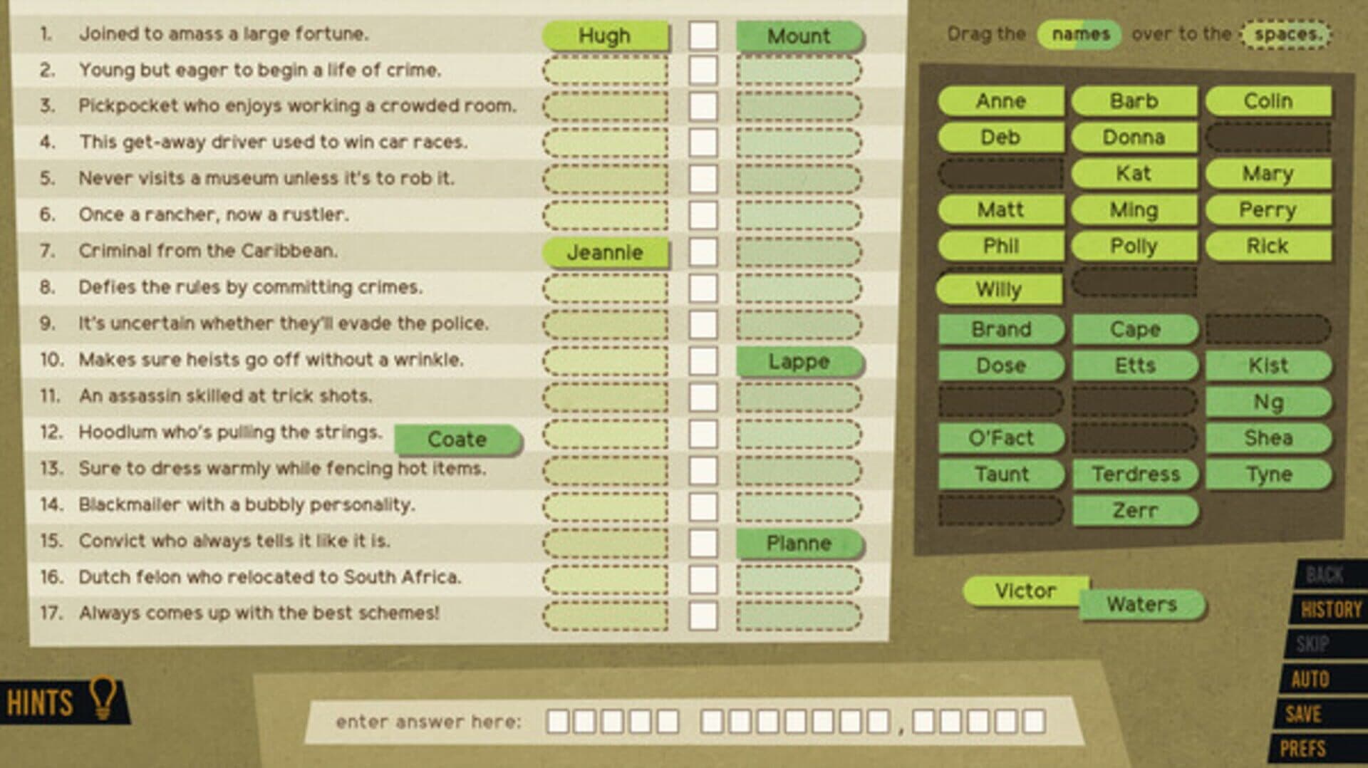 Screenshot for Puzzle Spy International