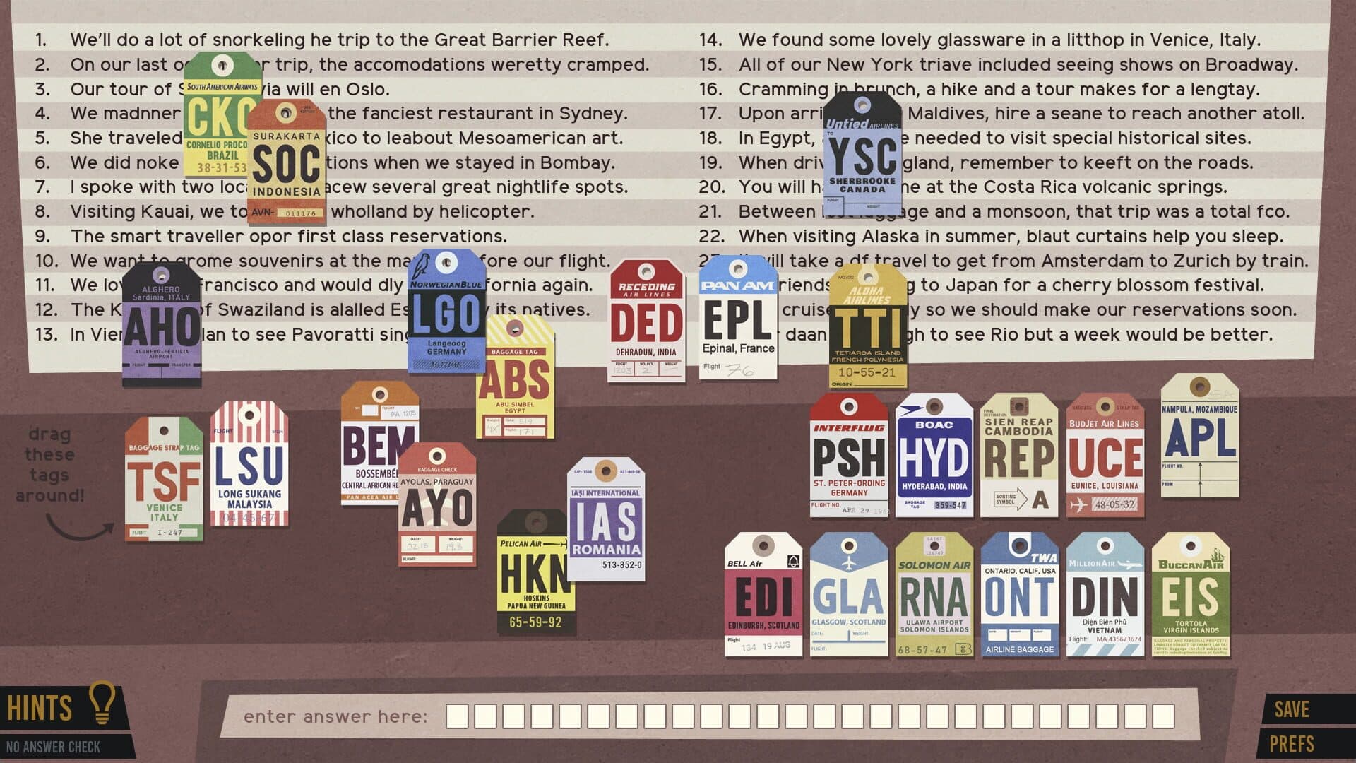 Screenshot for Puzzle Spy International