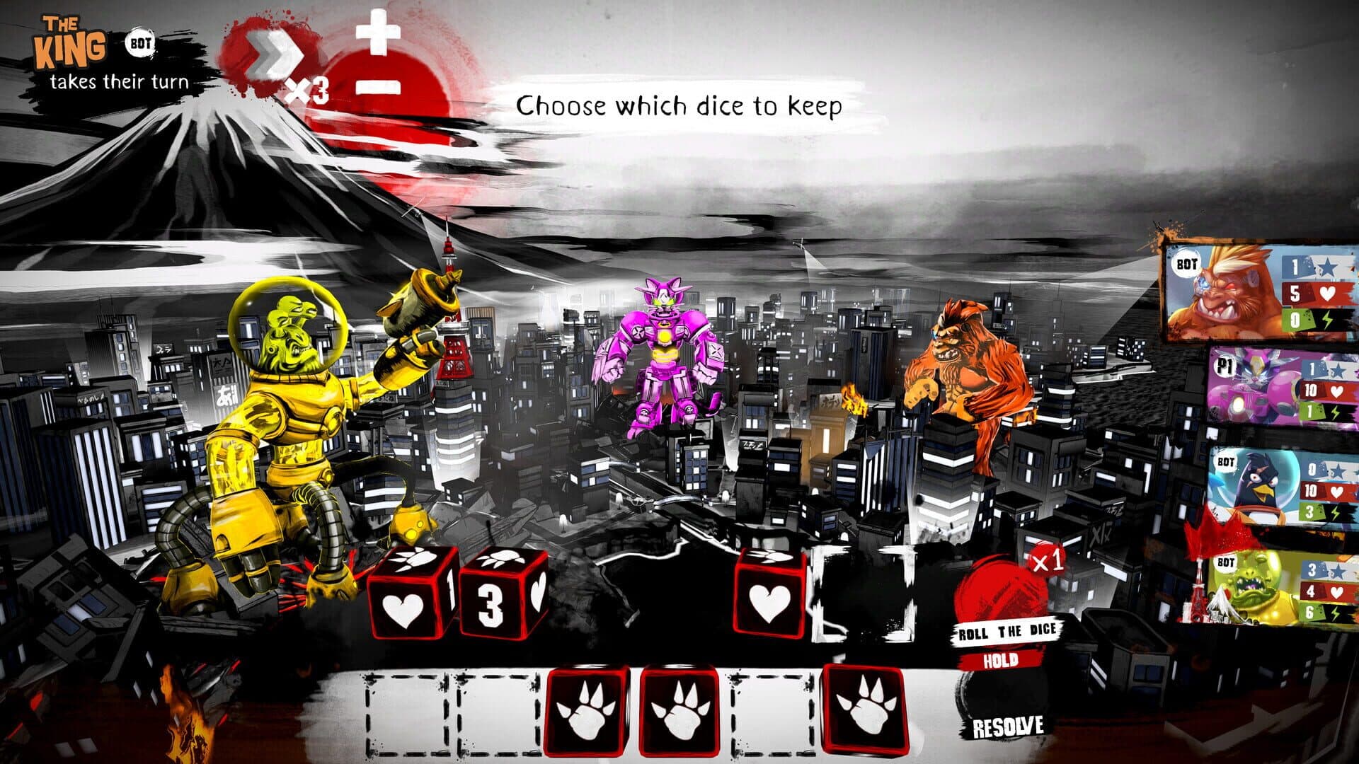 Screenshot for King of Tokyo