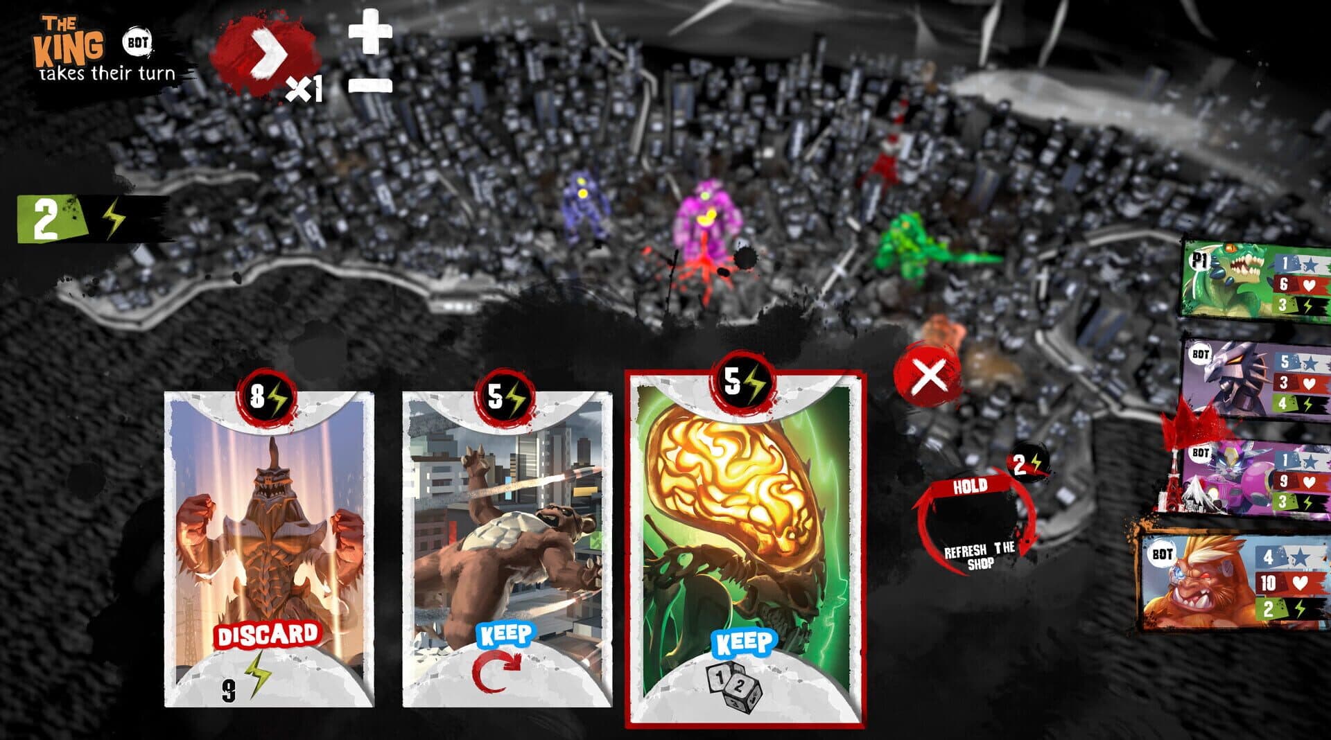 Screenshot for King of Tokyo