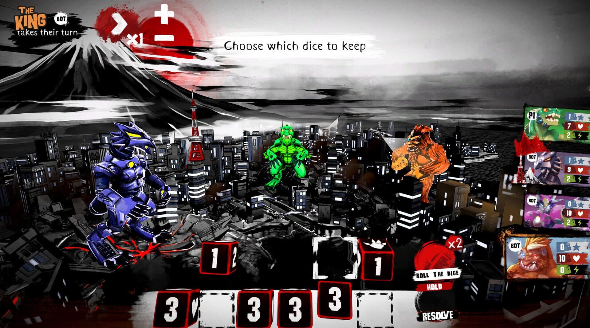 Screenshot for King of Tokyo