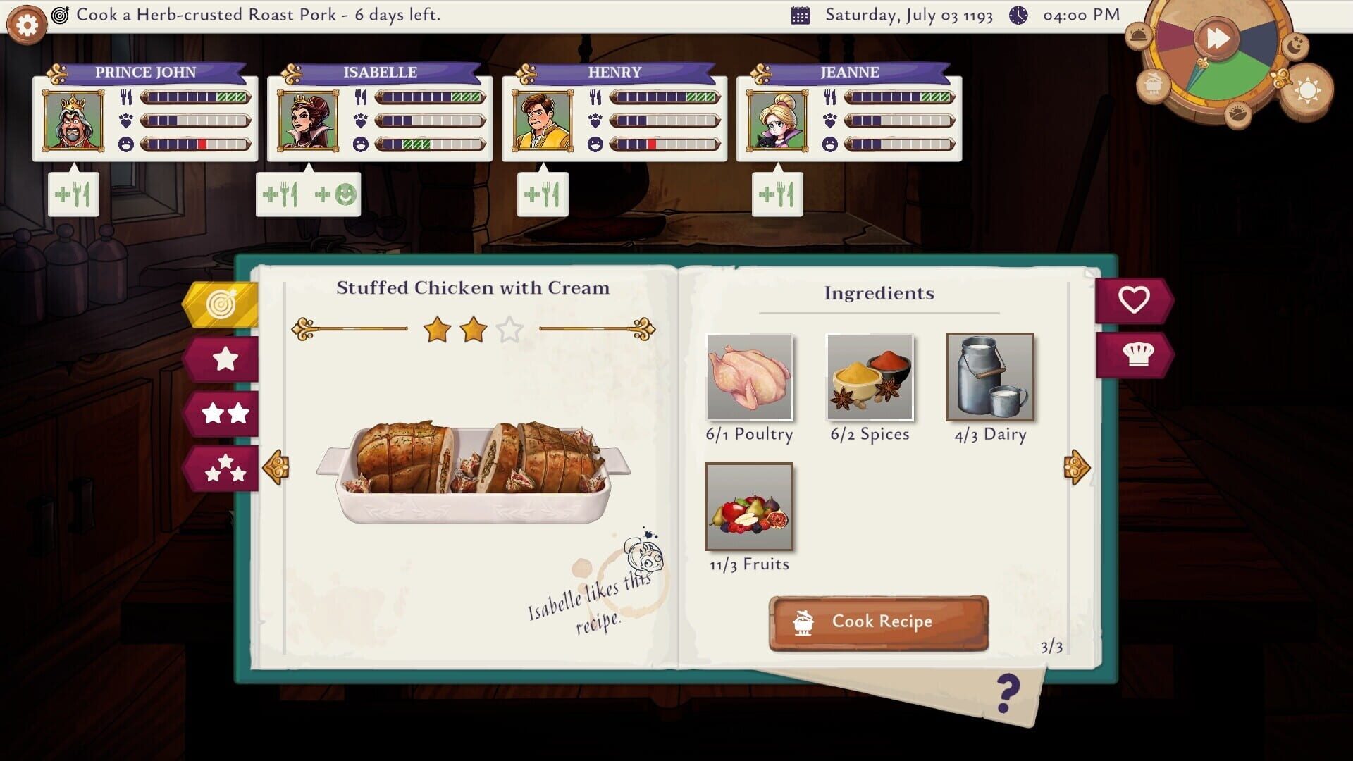 Screenshot for Chef of Sherwood