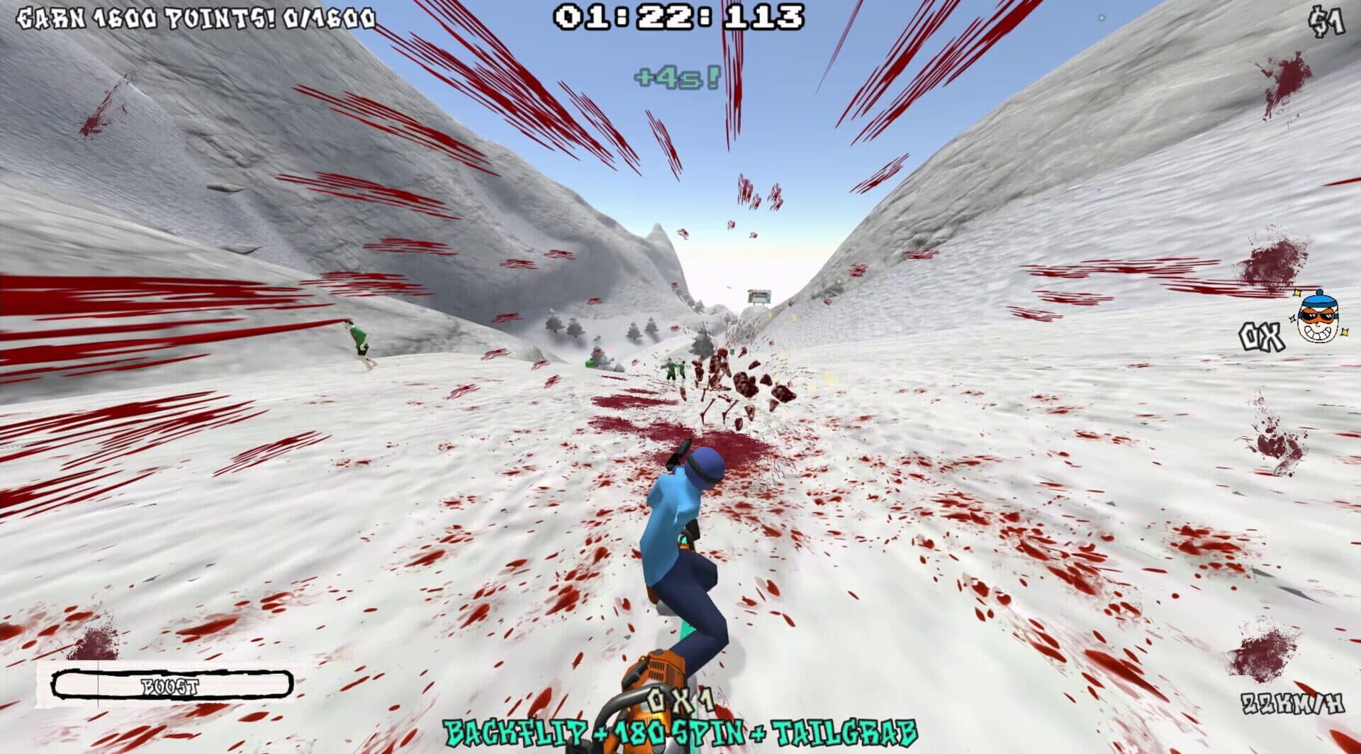 Screenshot for Radical Zomboarding