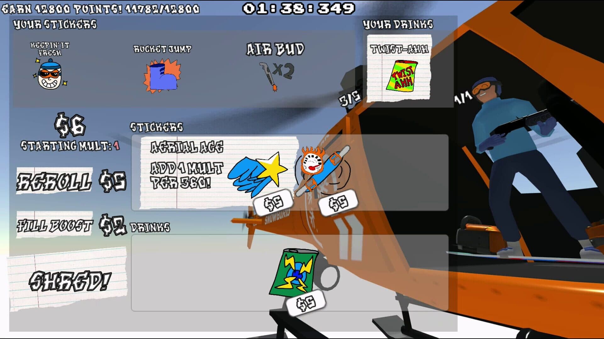 Screenshot for Radical Zomboarding