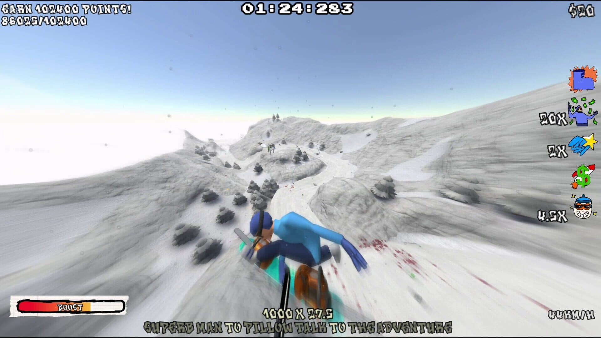 Screenshot for Radical Zomboarding