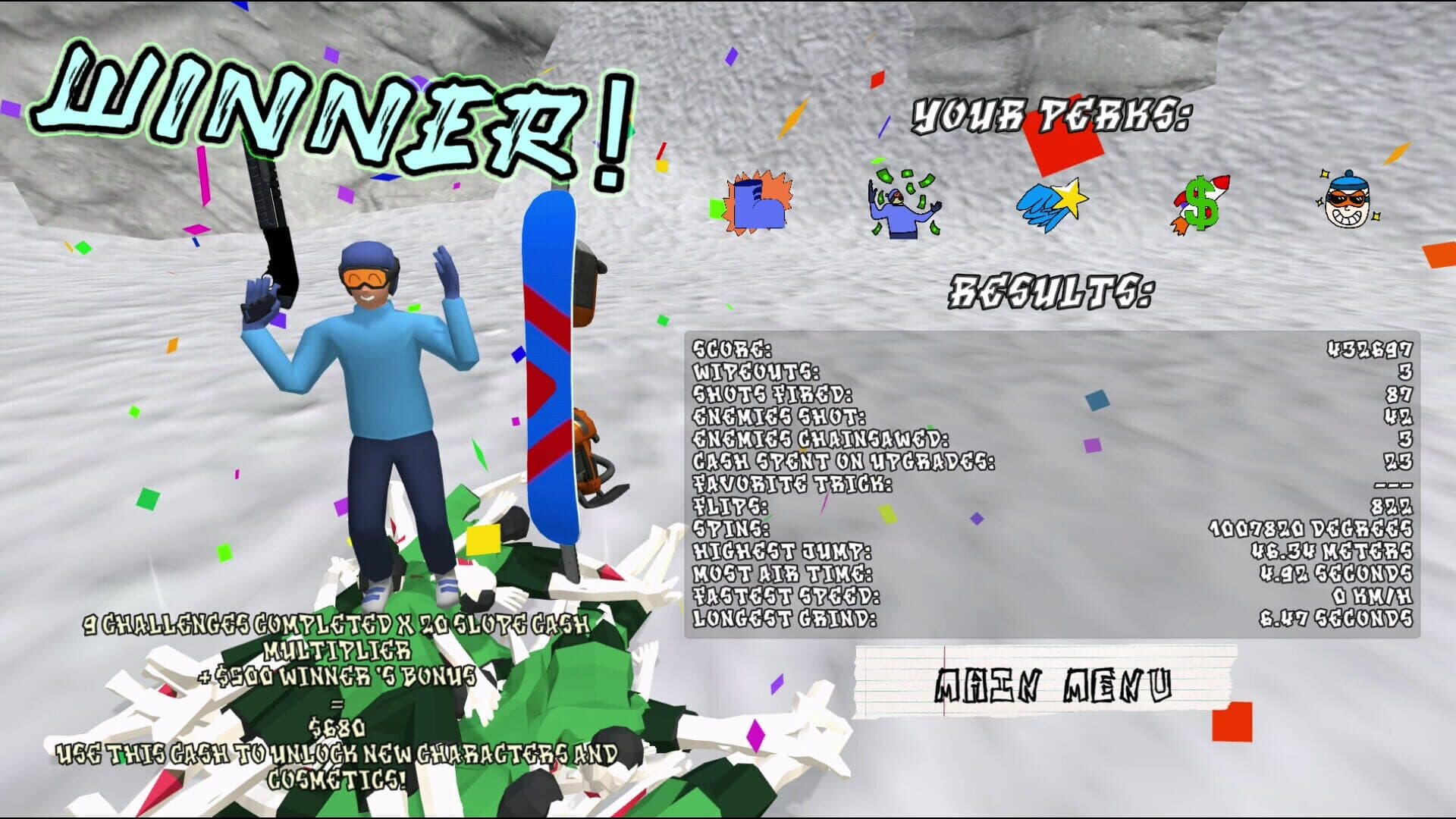 Screenshot for Radical Zomboarding