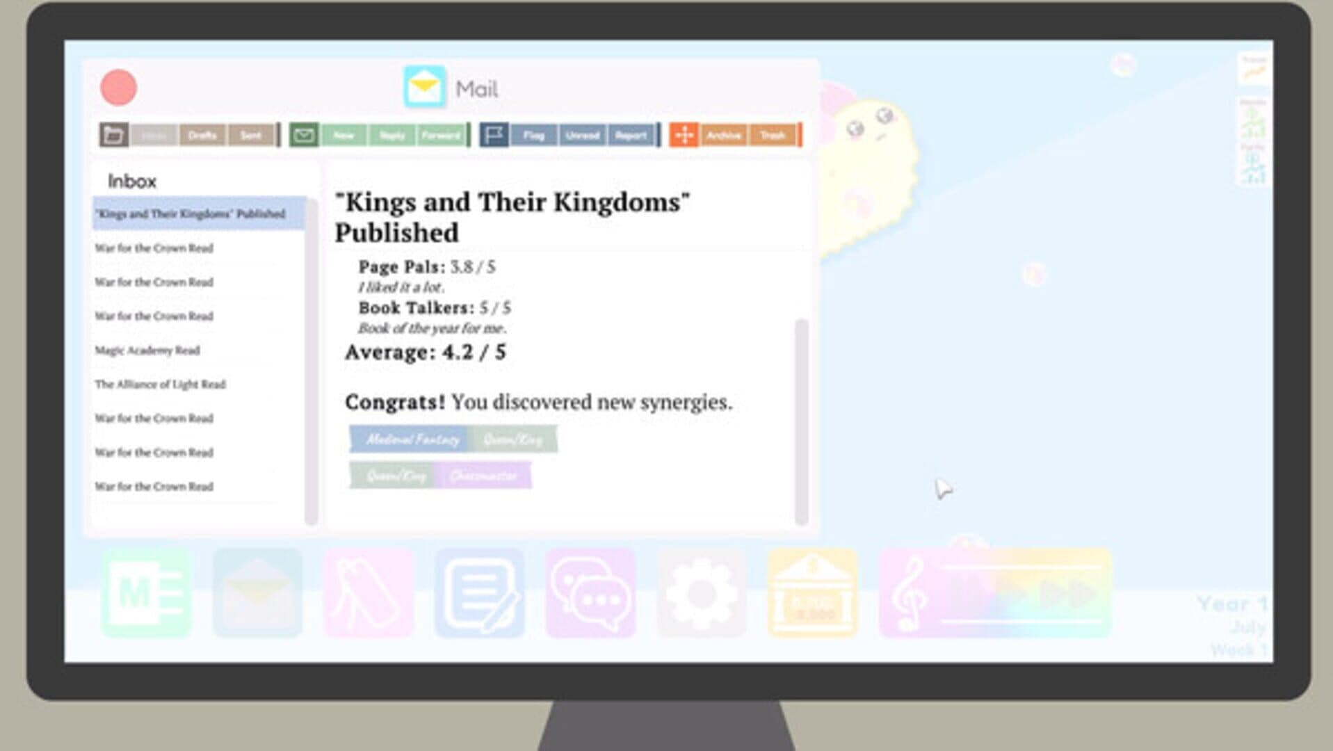 Screenshot for Author Sim