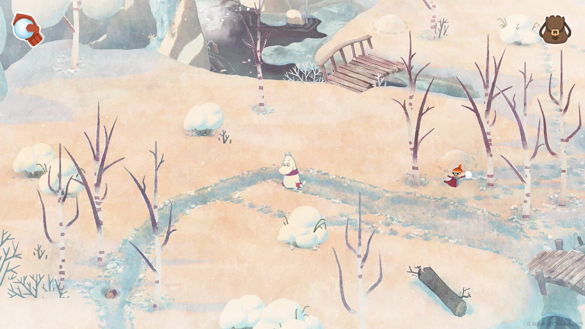 Screenshot for Moomintroll: Winter's Warmth