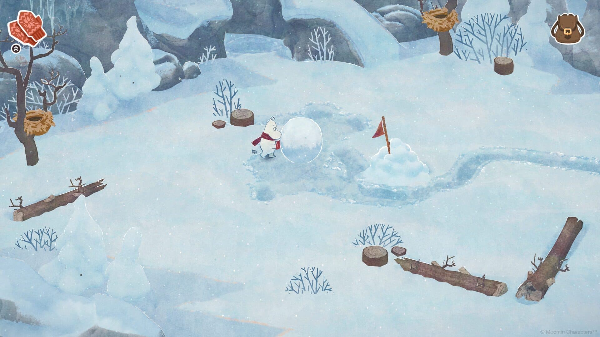 Screenshot for Moomintroll: Winter's Warmth