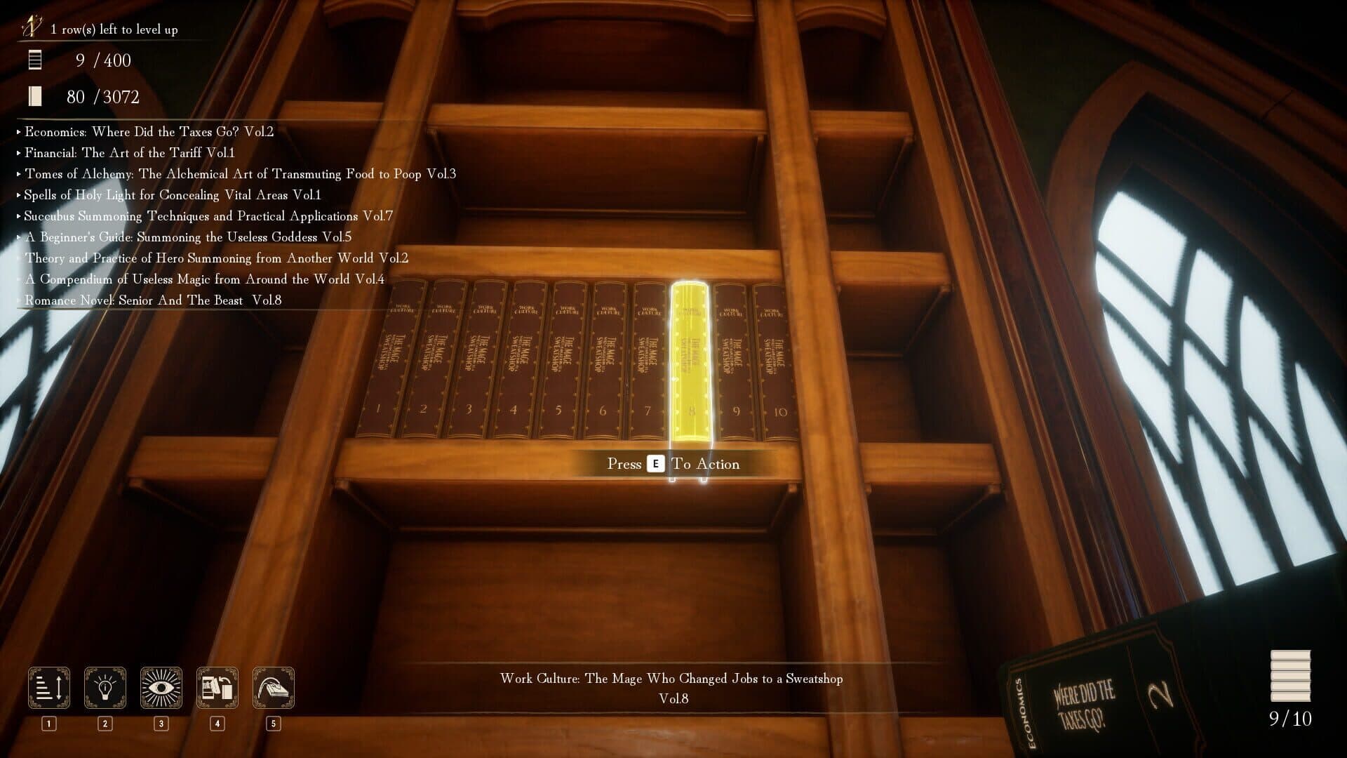 Screenshot for Librarian: Tidy Up the Arcane Library!