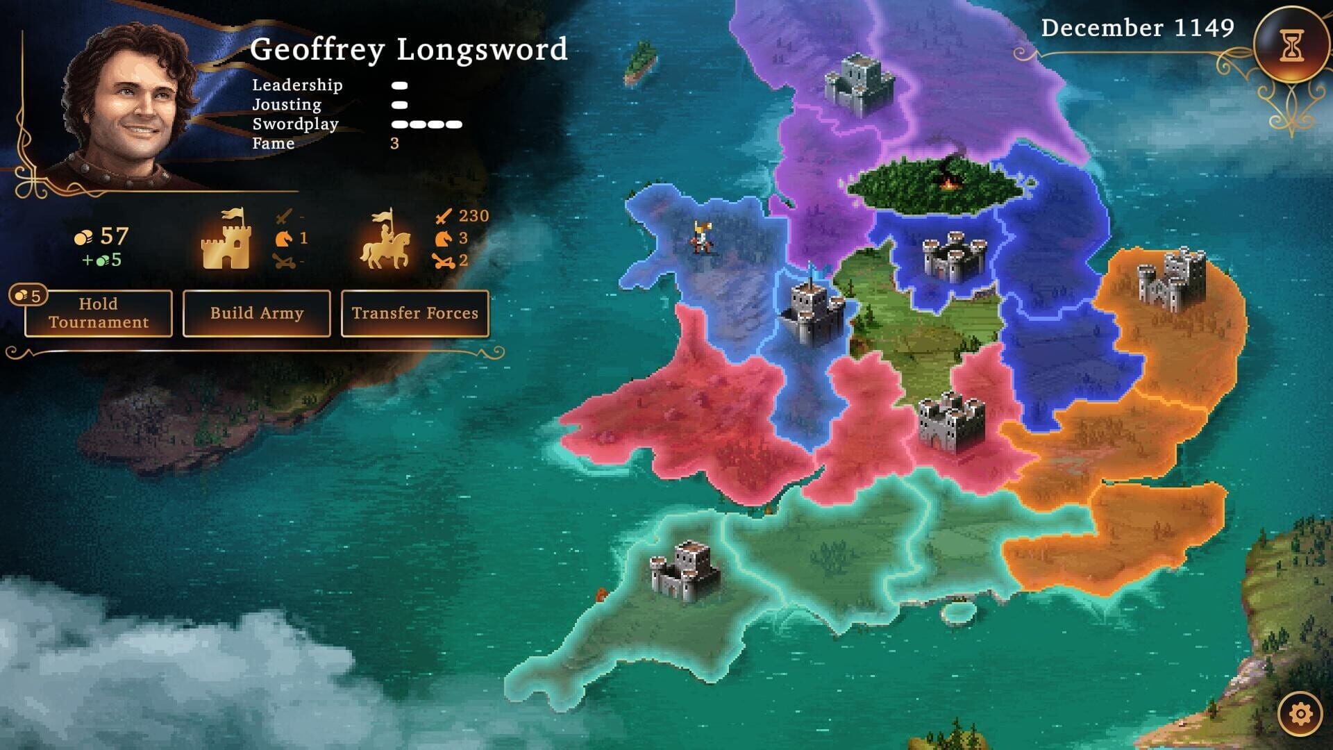 Screenshot for Defender of the Crown: The Legend Returns