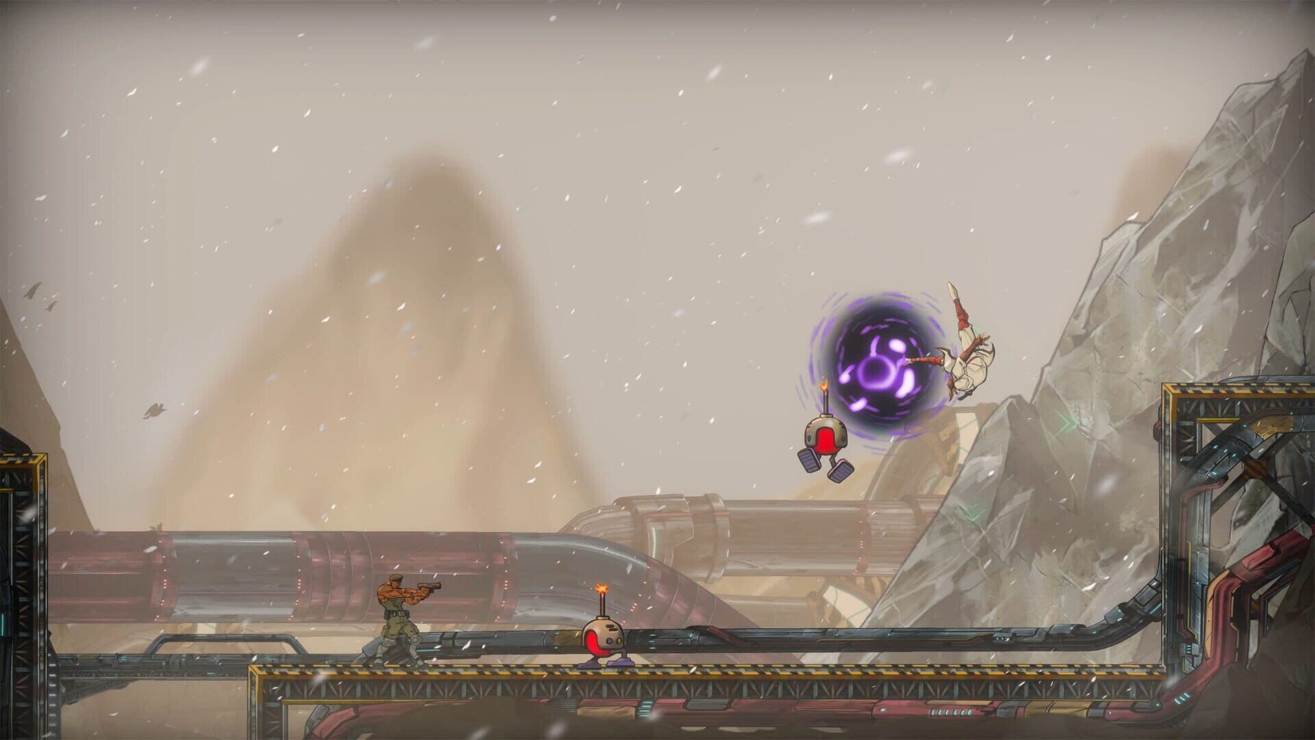 Screenshot for Shinobi: Art of Vengeance - Sega Villains Stage