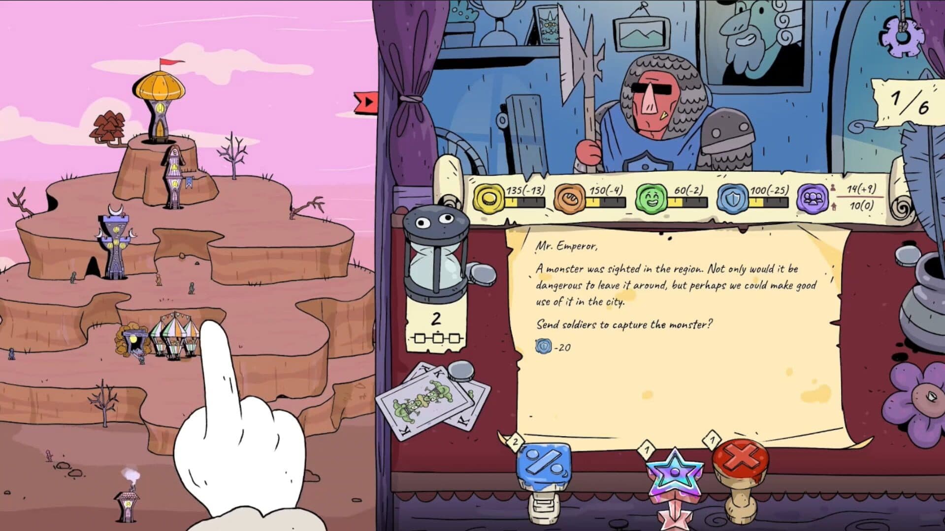 Screenshot for Stamperor! The Jester's Decree
