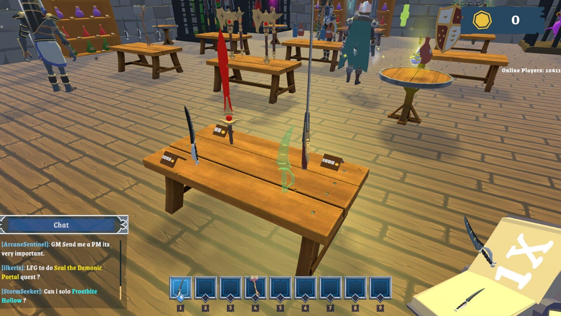 Screenshot for MMORPG NPC Simulator