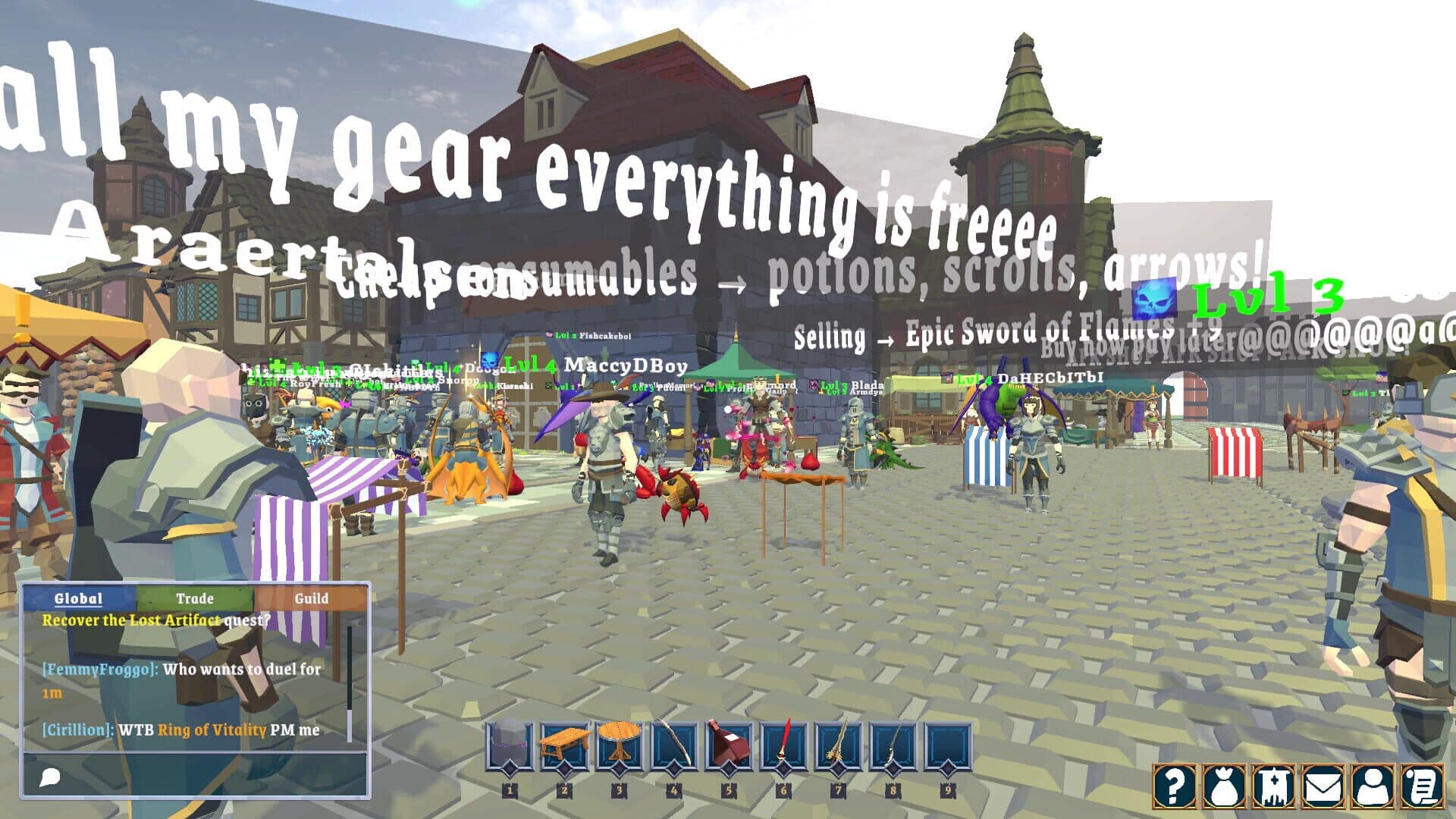 Screenshot for MMORPG NPC Simulator
