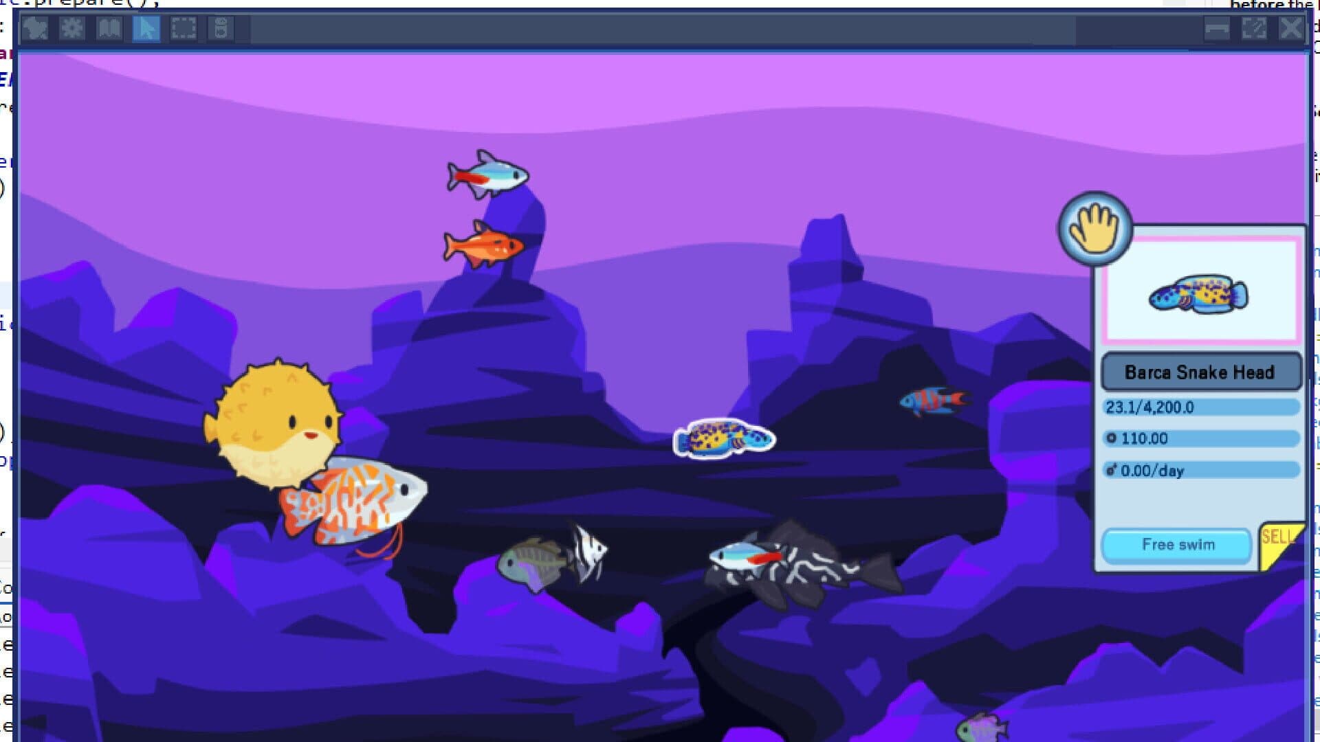 Screenshot for Vquarium