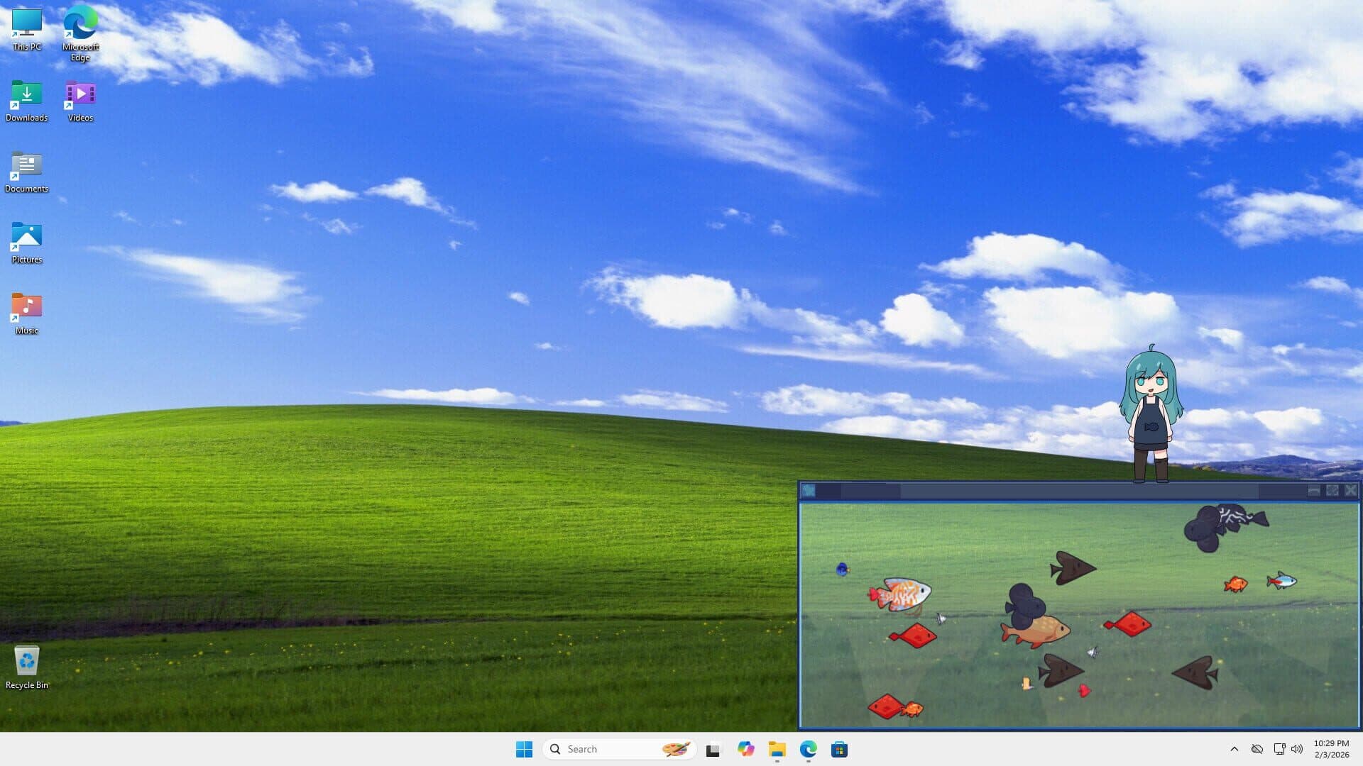 Screenshot for Vquarium