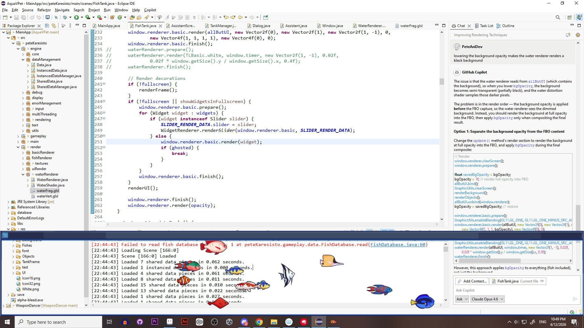 Screenshot for Vquarium