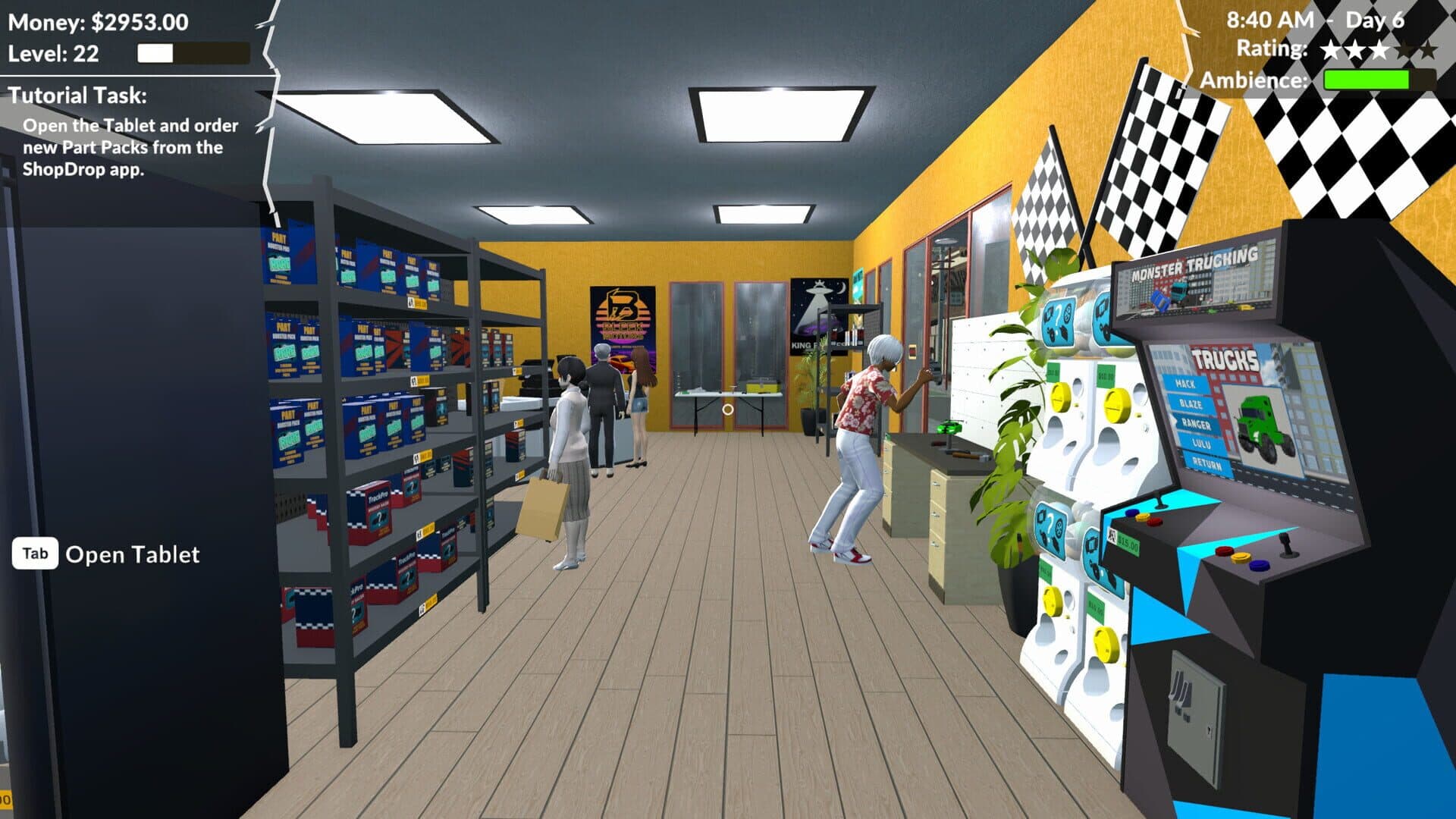 Screenshot for Pocket Racer Shop Sim