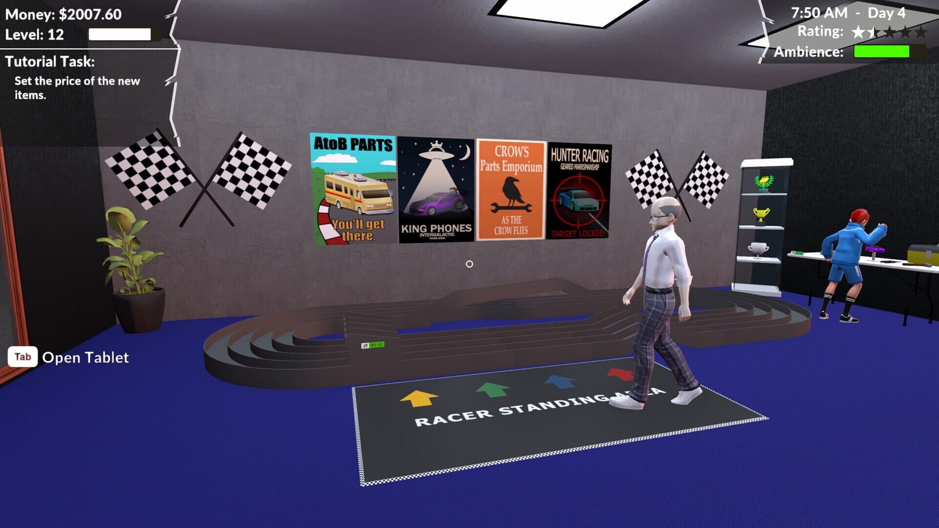Screenshot for Pocket Racer Shop Sim