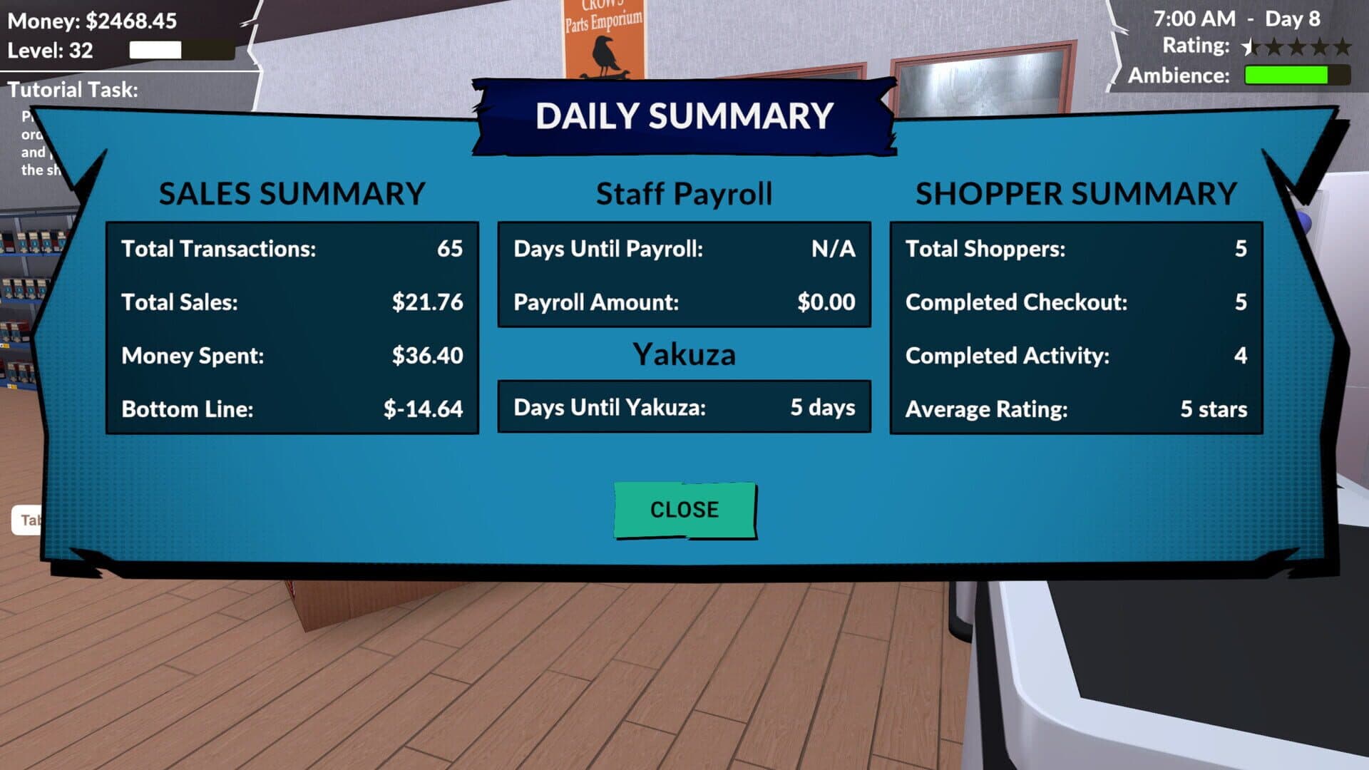 Screenshot for Pocket Racer Shop Sim
