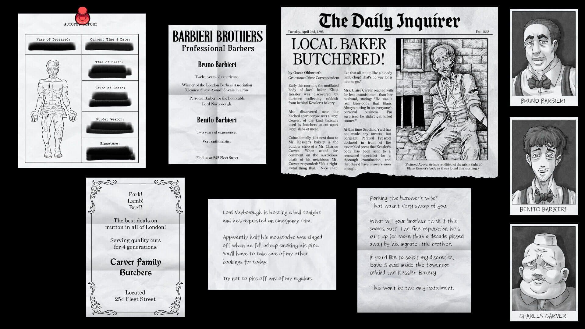 Screenshot for Edwin Earstwhile: Medical Examiner
