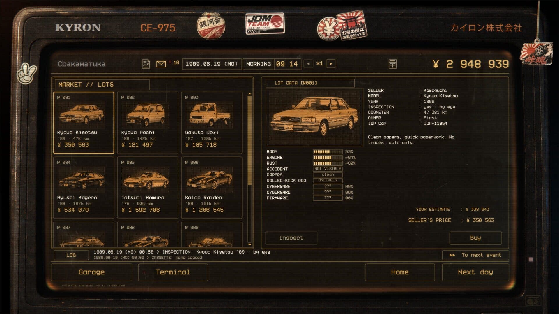 Screenshot for Touge: JDM Dealership Simulator