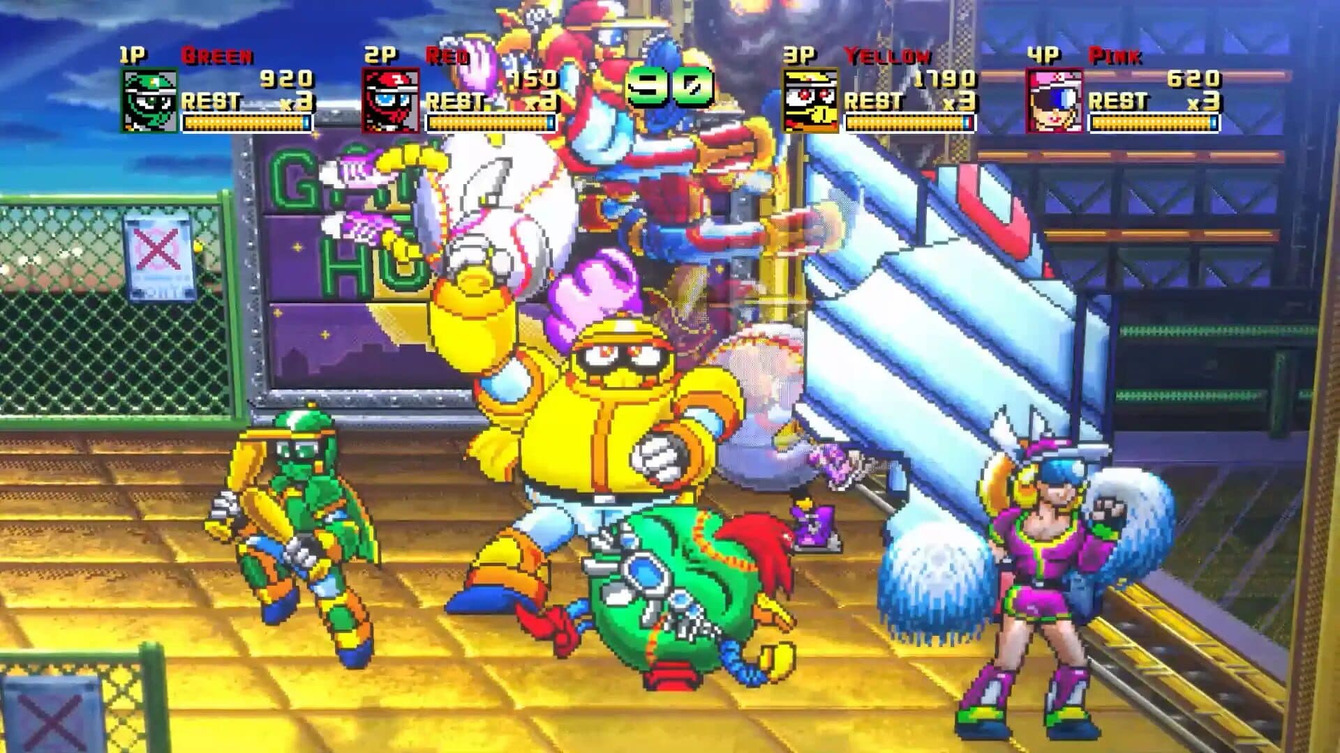 Screenshot for Ninja Baseball League-Man: Bases Loaded