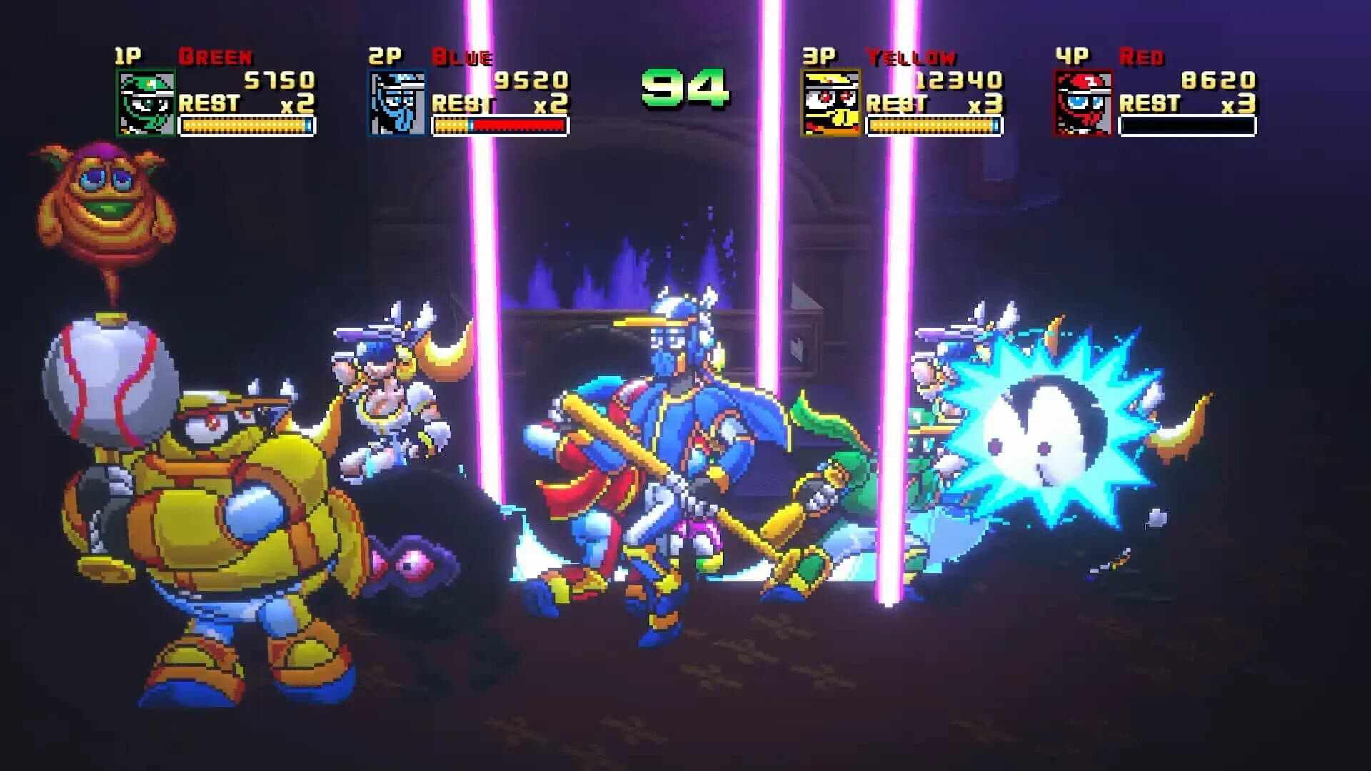 Screenshot for Ninja Baseball League-Man: Bases Loaded