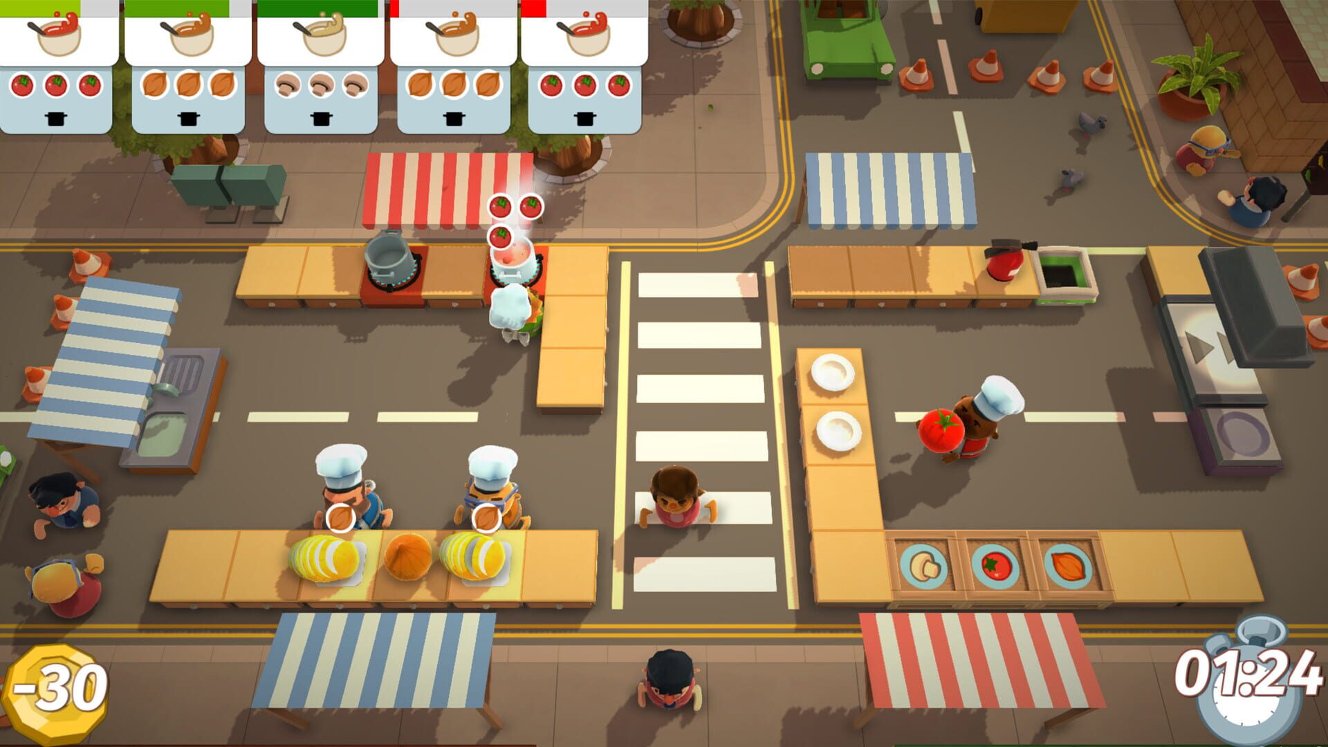 Screenshot for Overcooked!